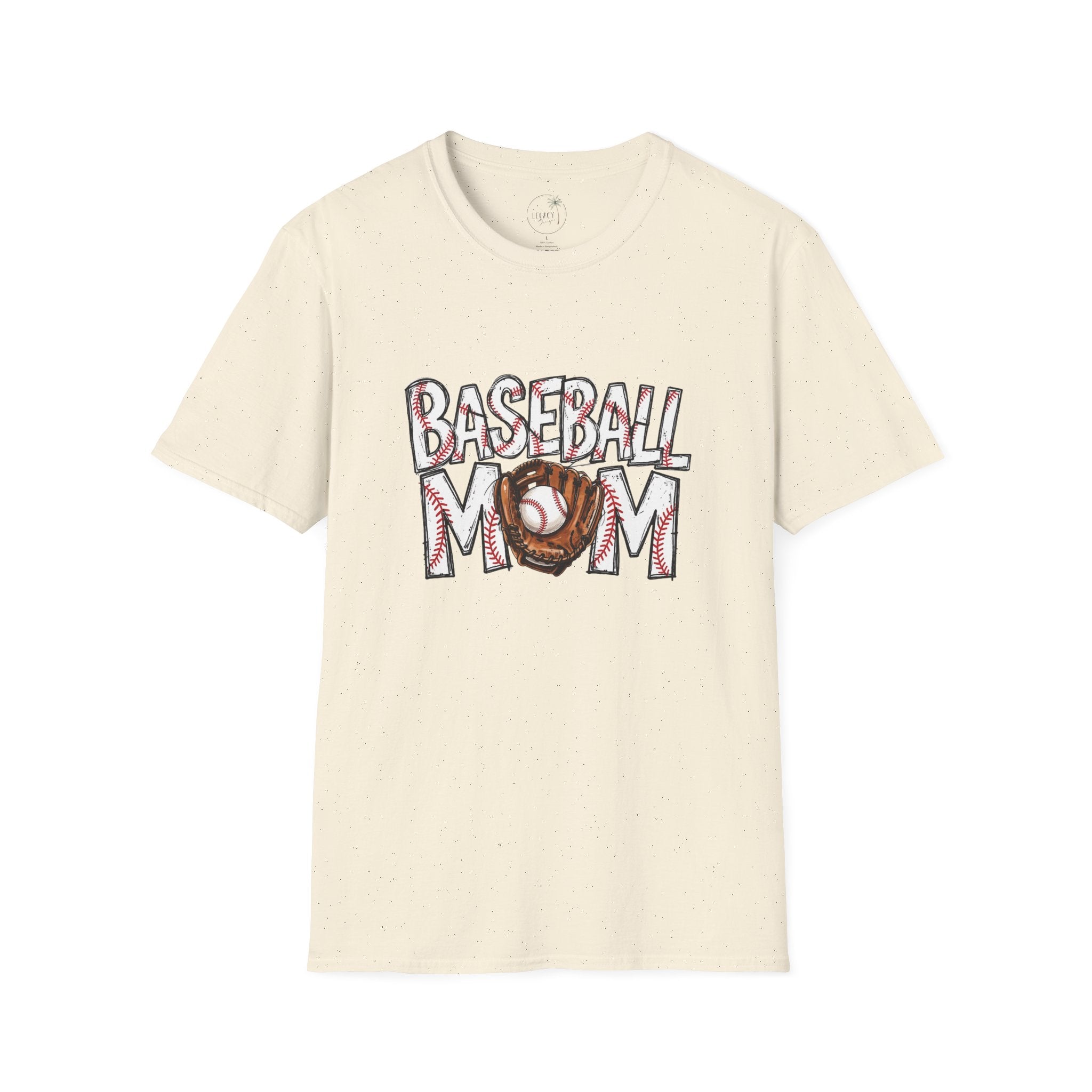 Baseball Mom T-Shirt | Baseball Ball Graphic, Mom Lettering