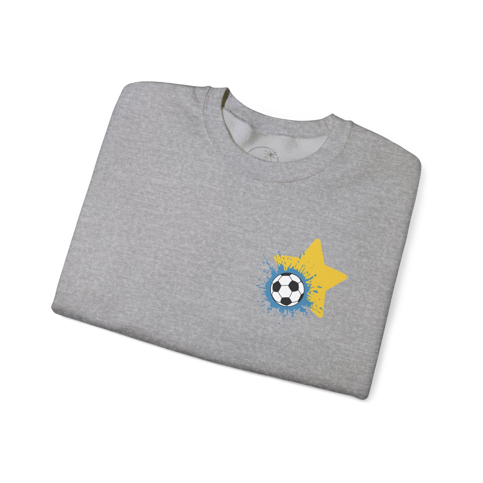 Heritage Patriots Soccer Player Graphic Sweatshirt | My Favorite Player Calls Me Mom, Custom Name Option