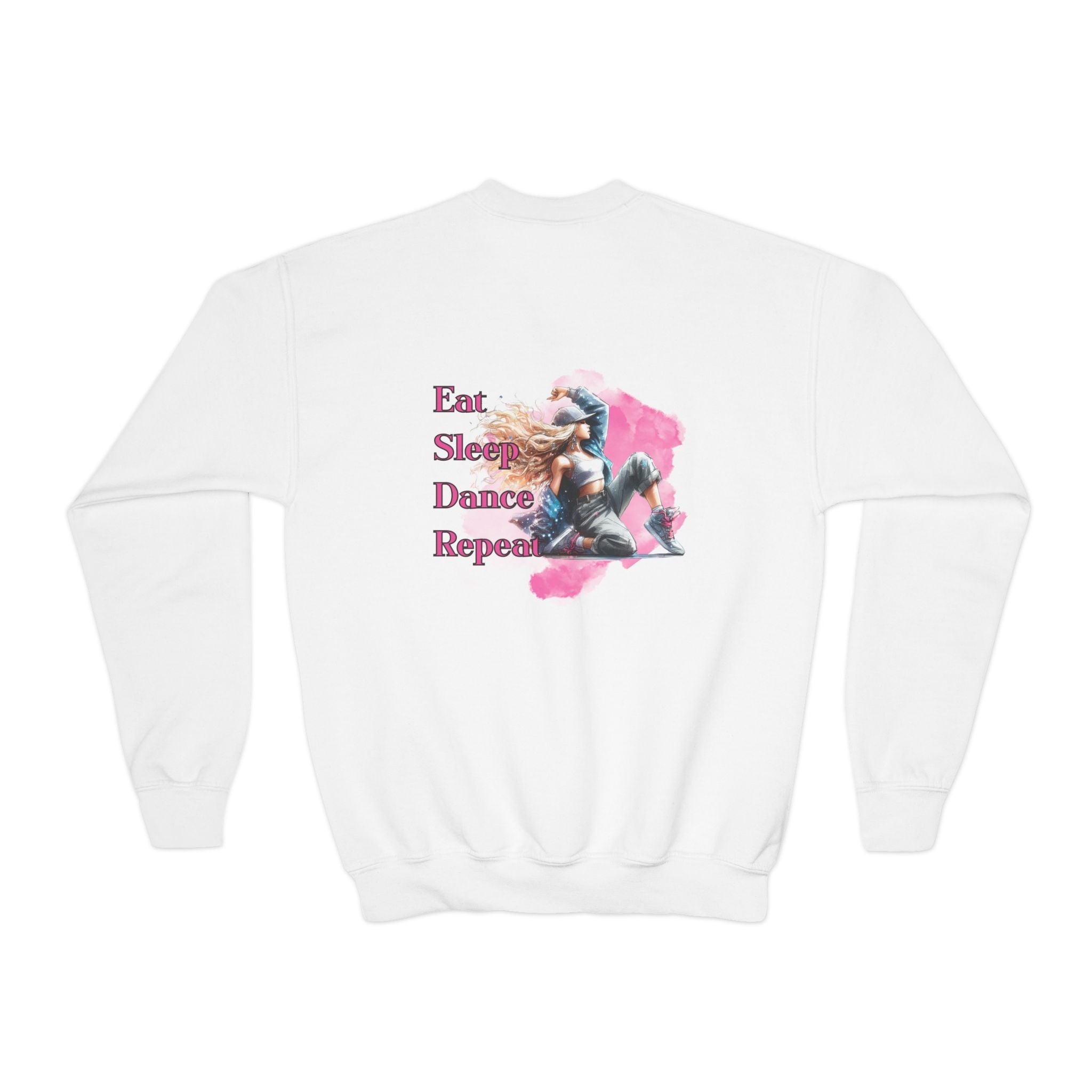 Custom Youth Dance Lovers Crewneck , Personalized Gift for Kids, Dance Sweatshirt, Fun Fashion for Youth, Kids' Activewear