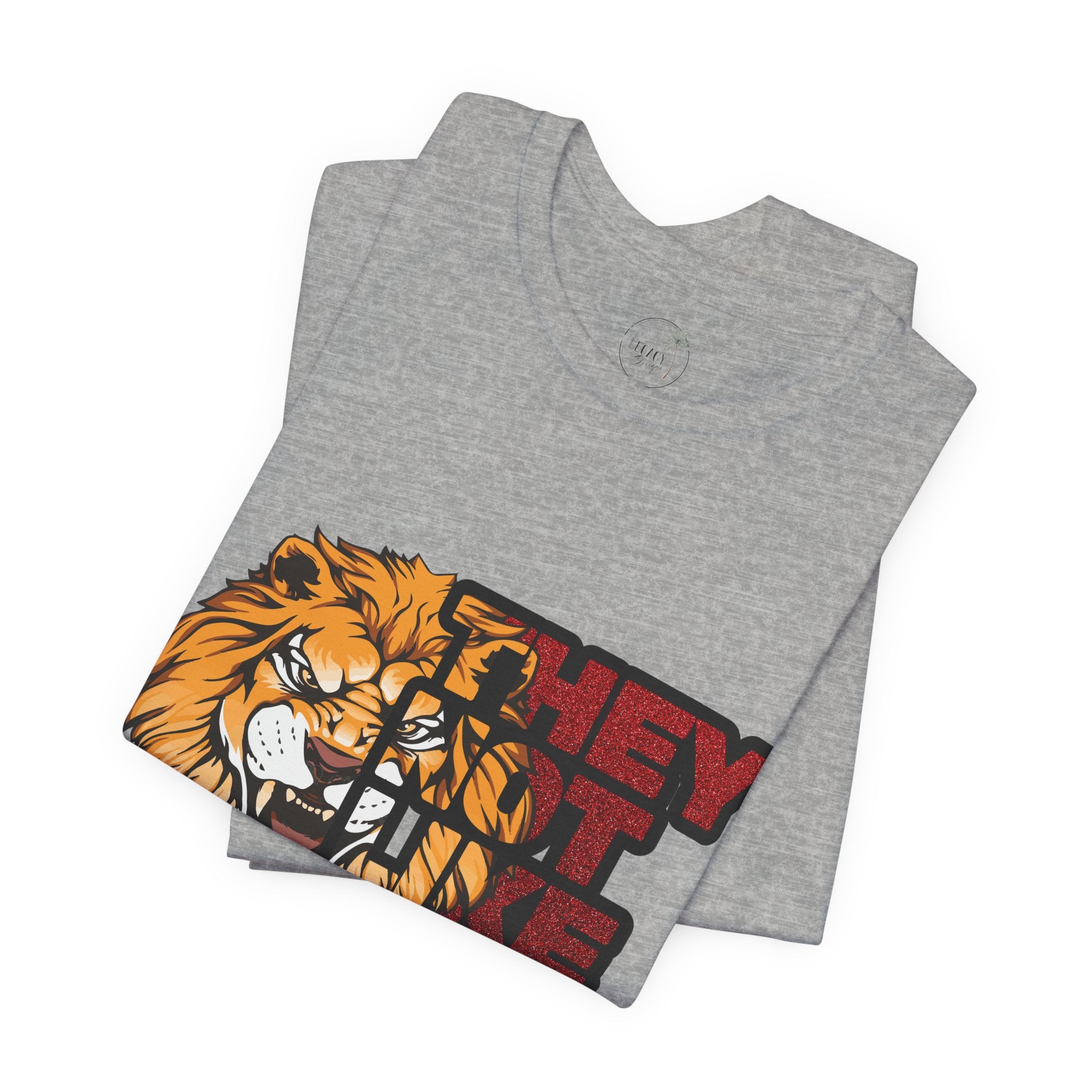 Lion They Not Like Us T-Shirt | Bold Graphic Tee | Sports Fan Pride Shirt | Liberty Lions Tee | Game Day Outfit