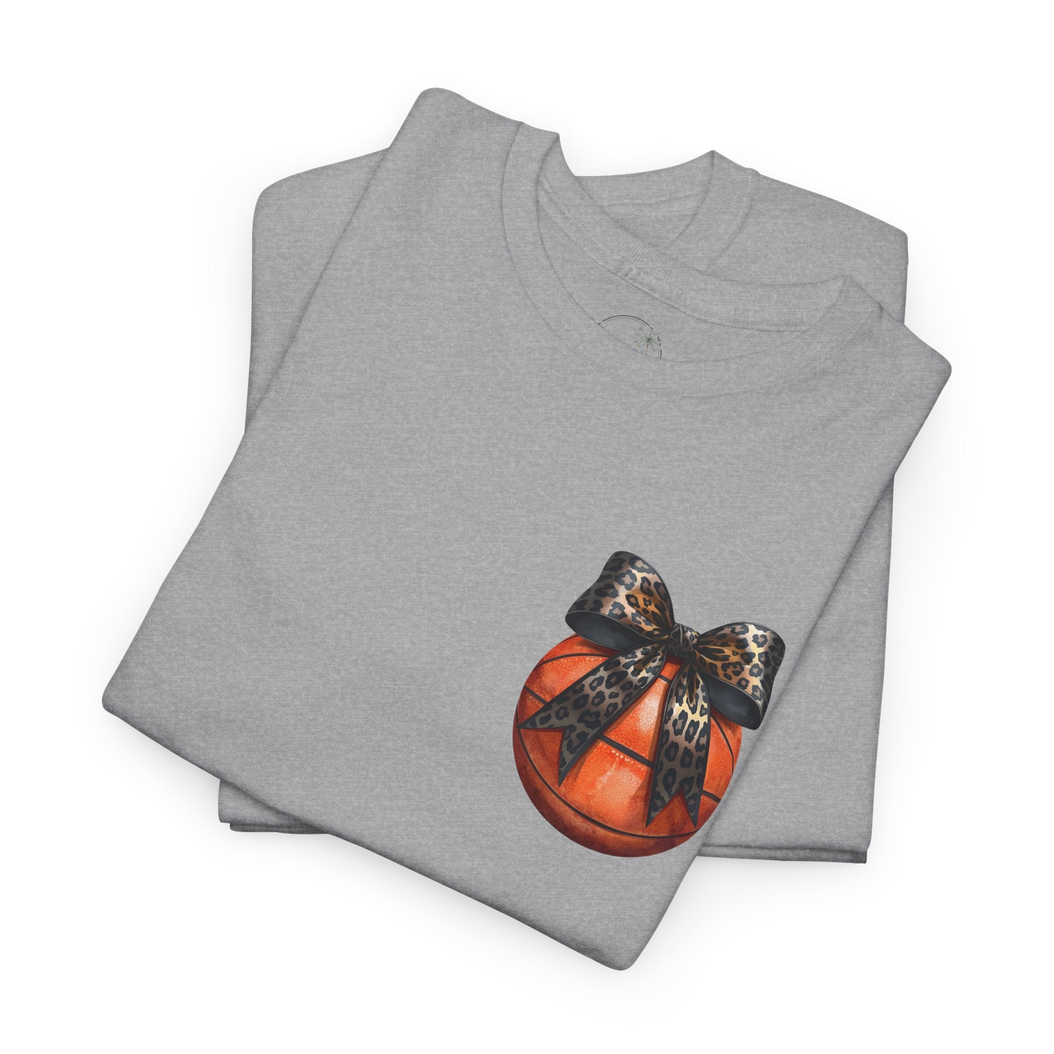 Basketball with Bow Tee | Spartans Script Back