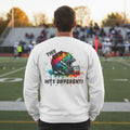 This Hits Different-Unisex Long Sleeve Tee -t, Sports Apparel, Football Shirt, Gamers Gift, Casual Wear, Unique Tee