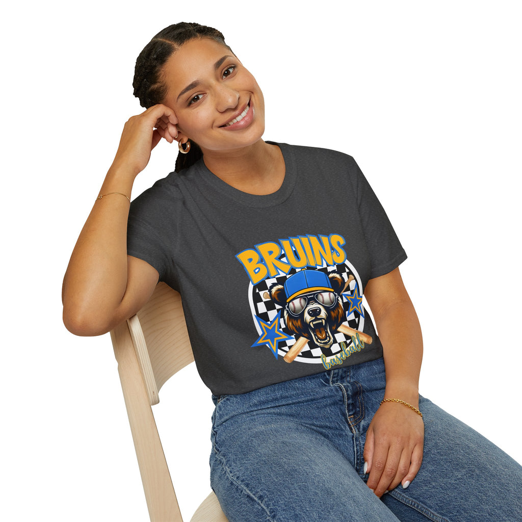 Bruins Bear Baseball T-Shirt | Vintage Mascot, Baseball Bats
