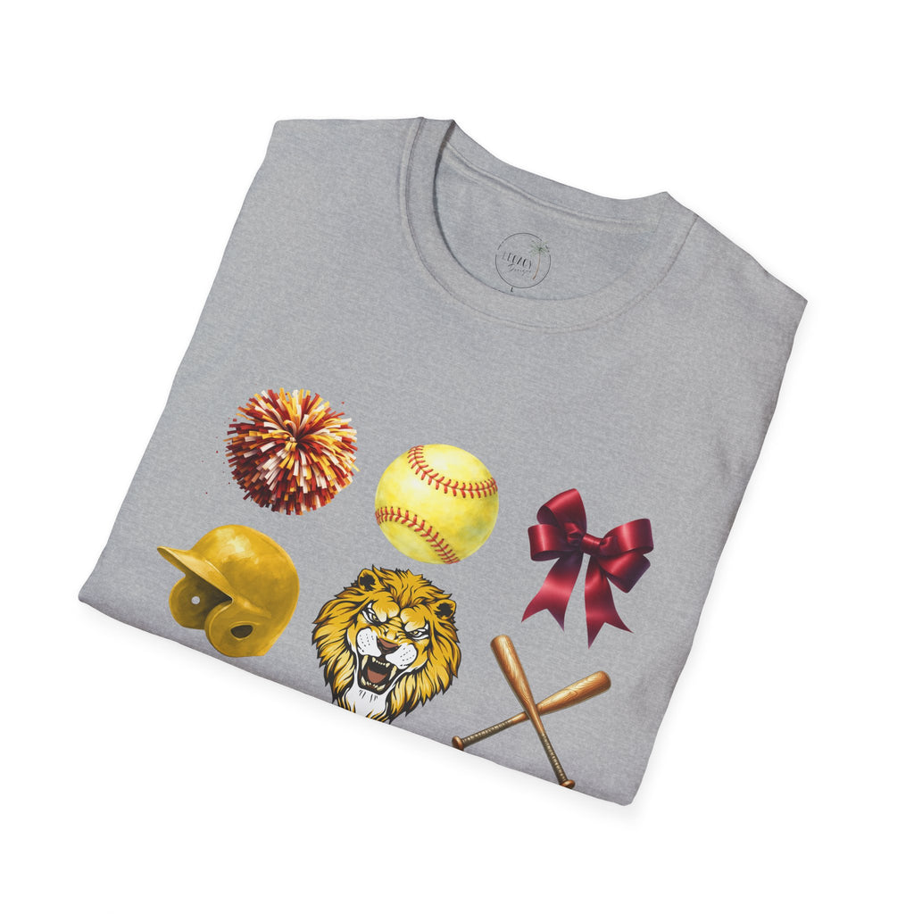 Liberty Lions Softball Team T-Shirt — Liberty Lions Graphic Tee