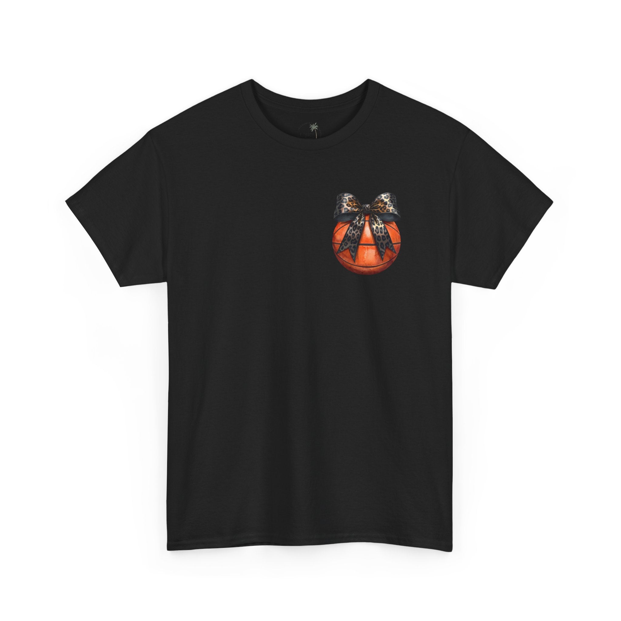 Basketball with Bow Tee | Spartans Script Back