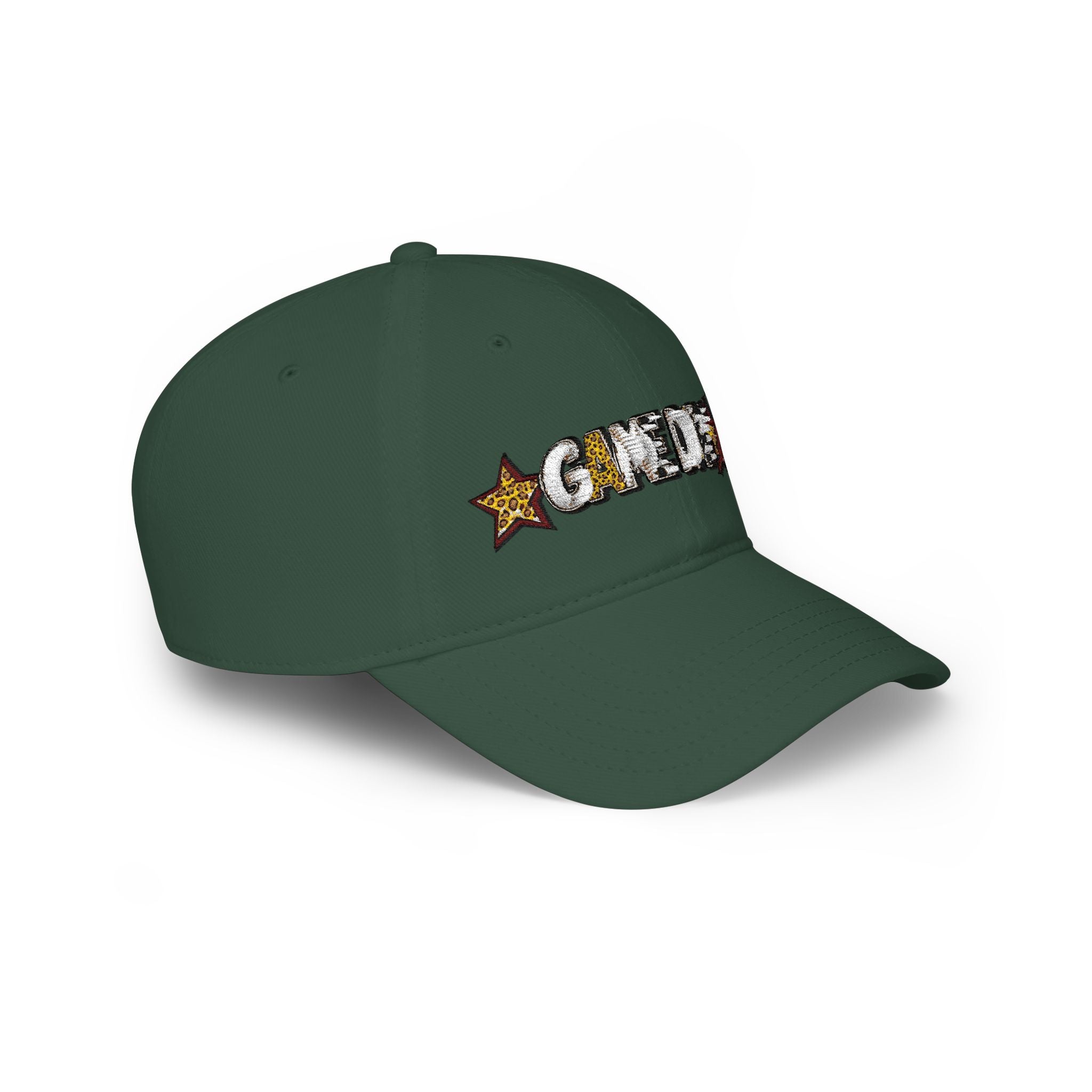 GAME DAY Low Profile Baseball Cap | leopard Stars Sport Fan Hat