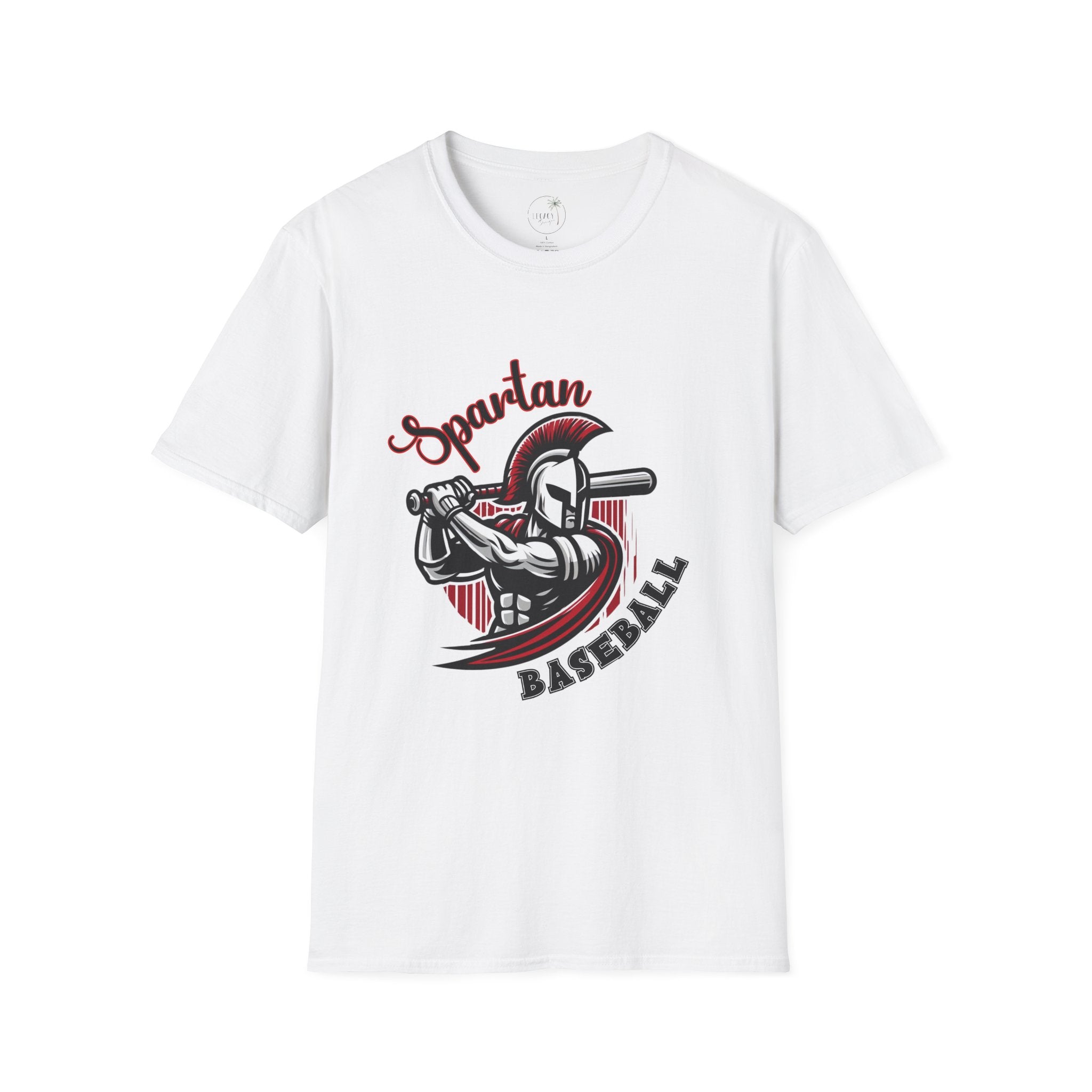 Spartan Baseball T-Shirt | Spartan Helmet Batter Sports Shirt