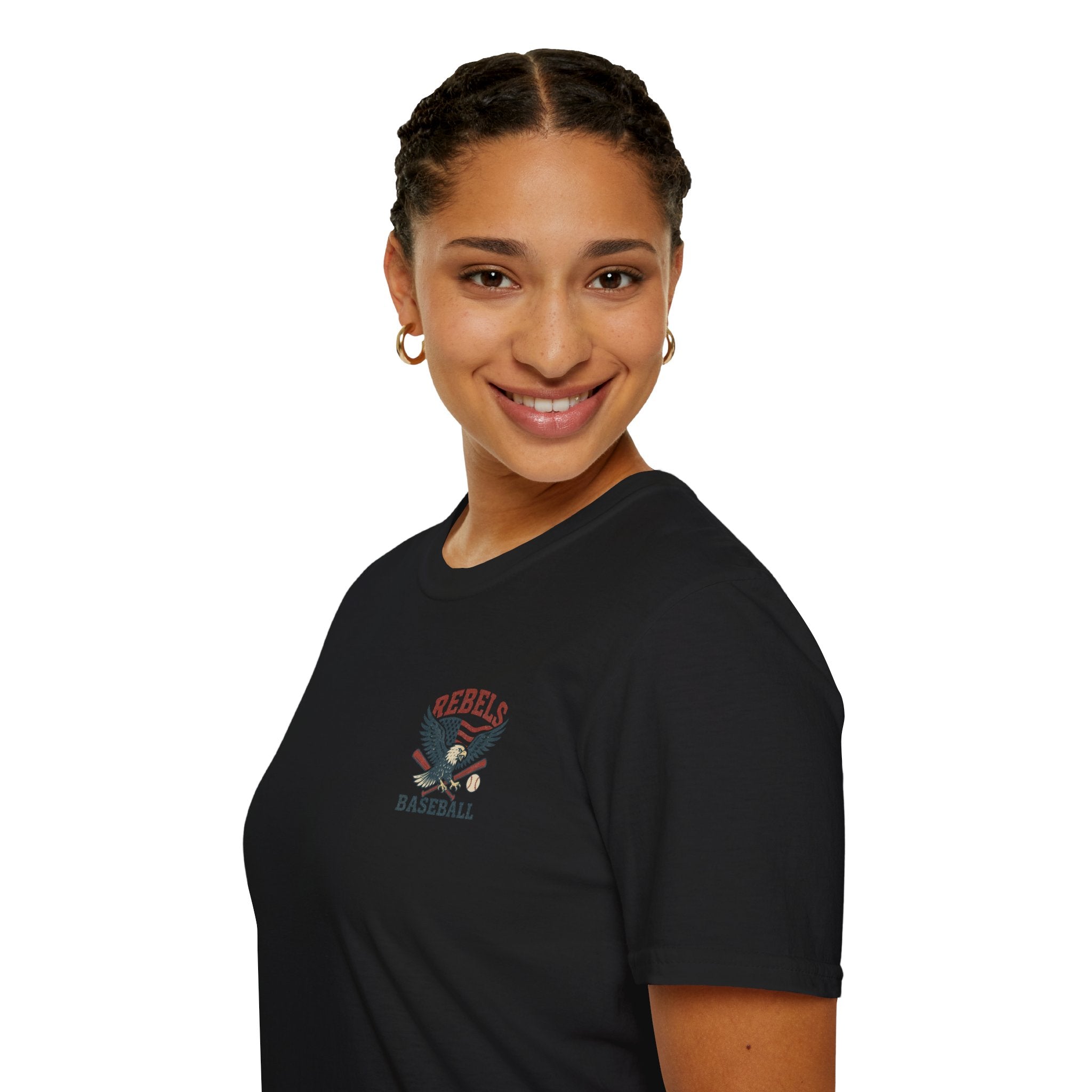 Rebels Eagle Baseball T-Shirt | Vintage Sports Team Shirt