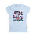 Def Tired Baseball Mom Tee | Checkerboard Punk Aesthetic