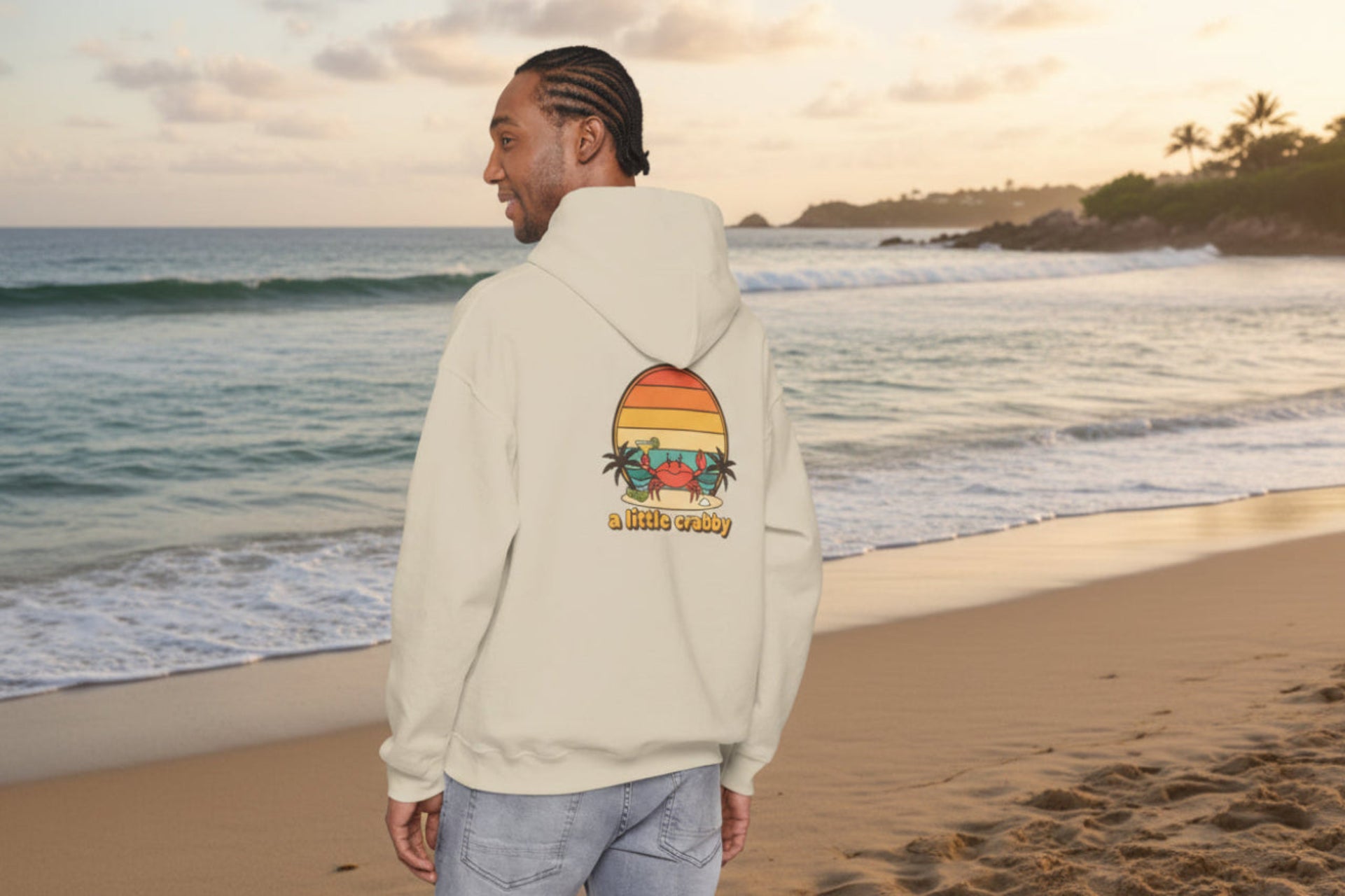 A Little Crabby crab sunset Hoodie | Sweatshirt