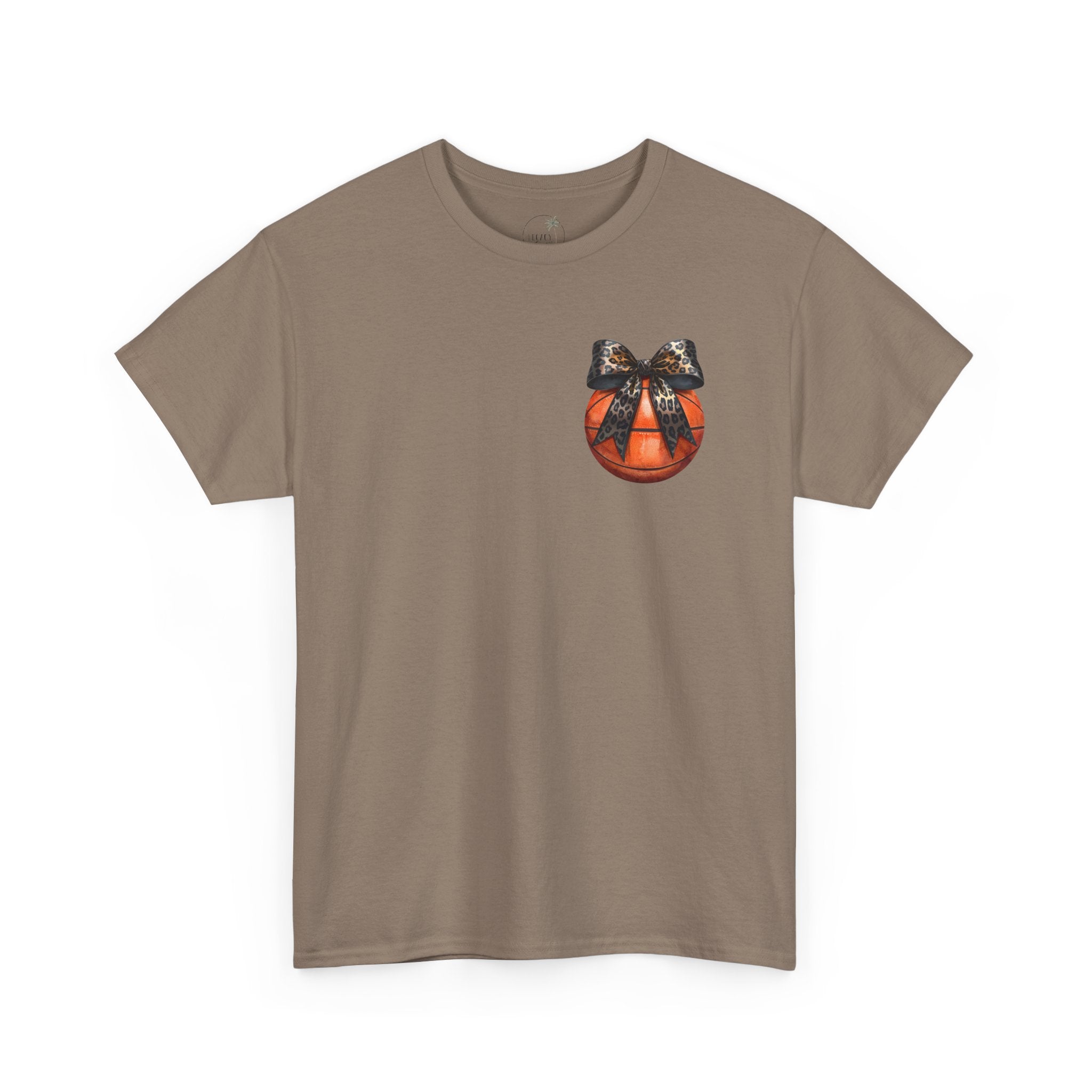 Basketball with Bow Tee | Spartans Script Back