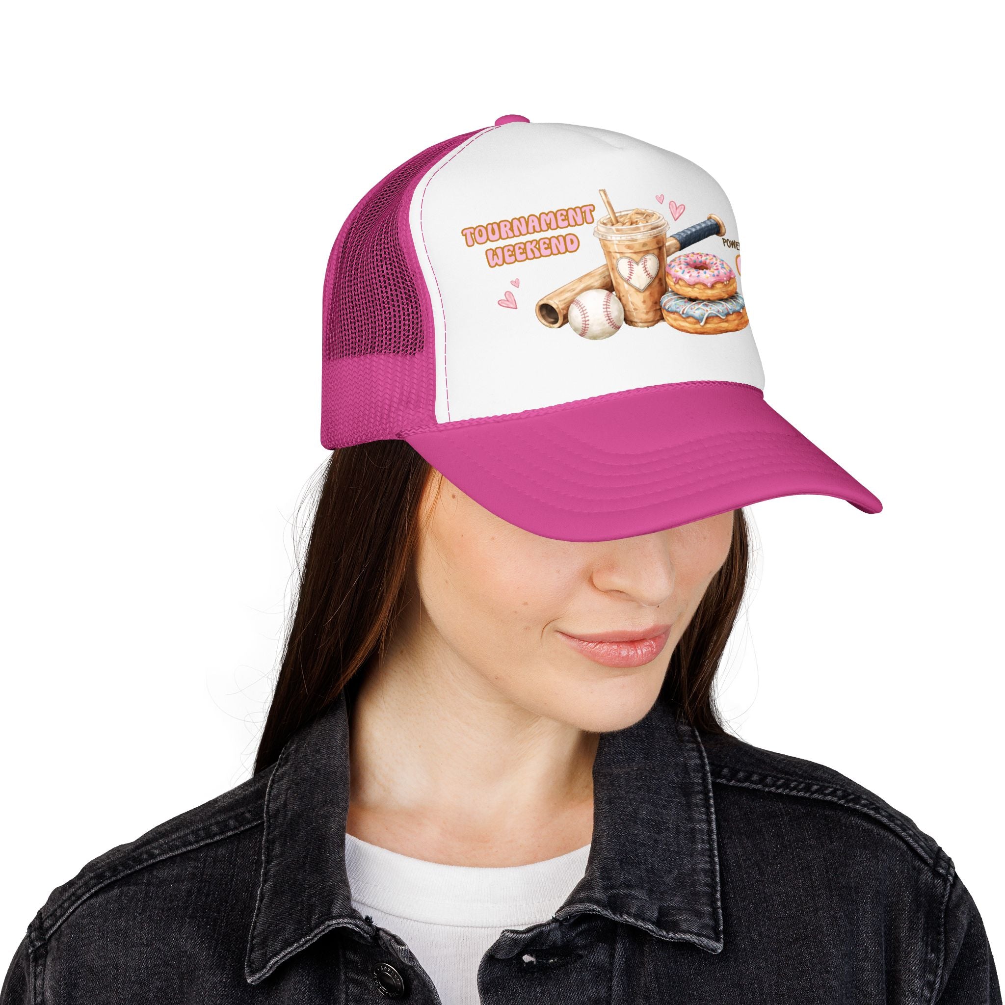 Tournament Weekend Trucker Hat — "Fueled by Coffee & Chaos" Baseball Cap
