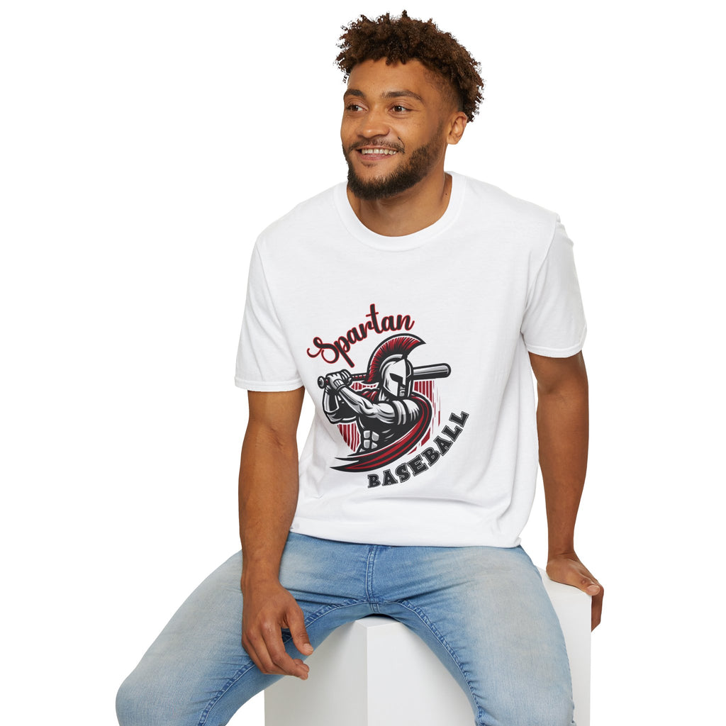 Spartan Baseball T-Shirt | Spartan Helmet Batter Sports Shirt