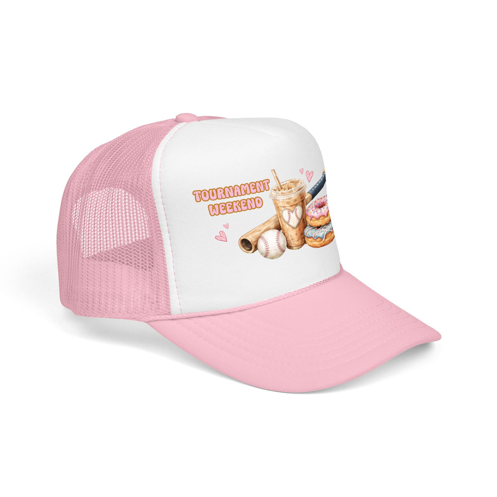 Tournament Weekend Trucker Hat — "Fueled by Coffee & Chaos" Baseball Cap