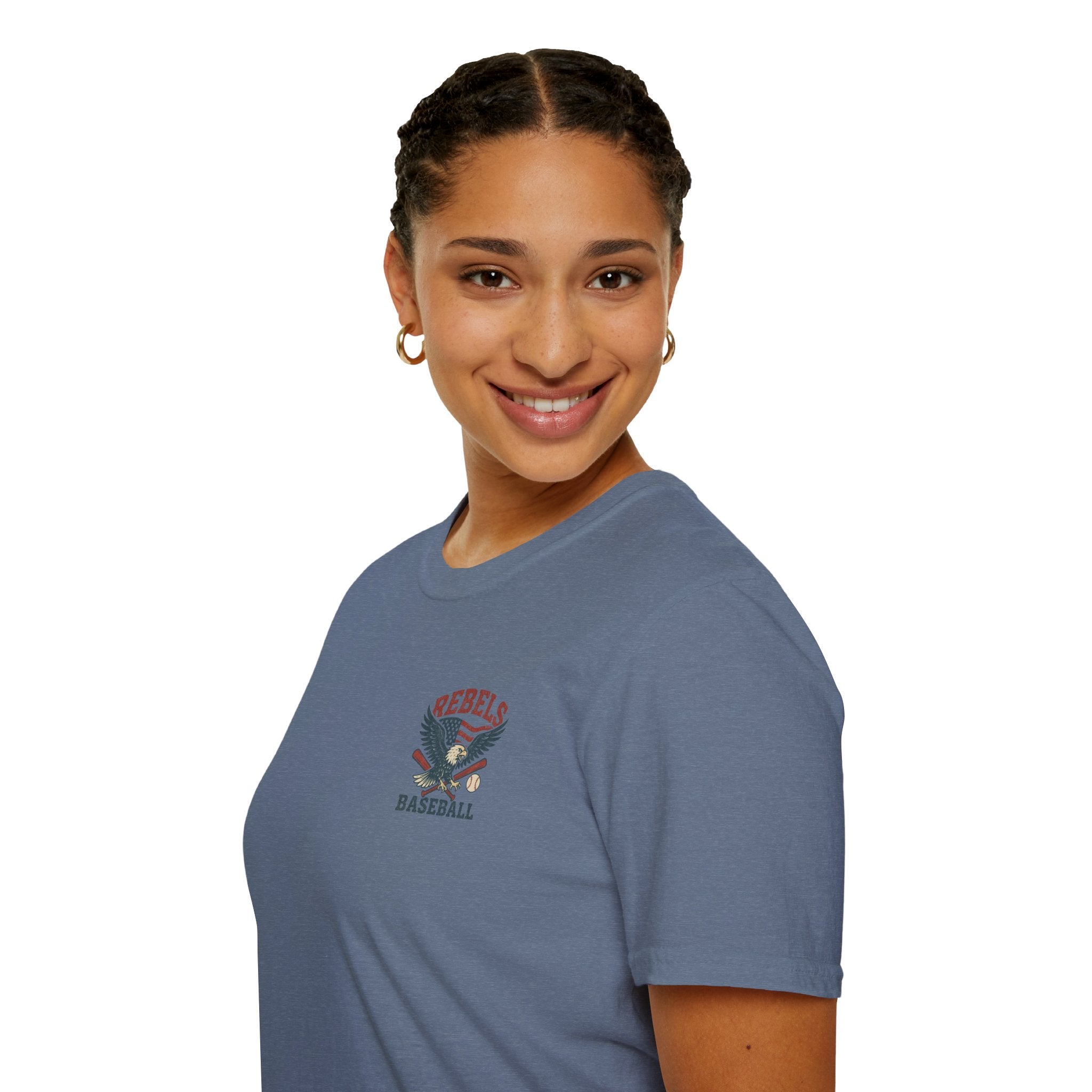 Rebels Eagle Baseball T-Shirt | Vintage Sports Team Shirt