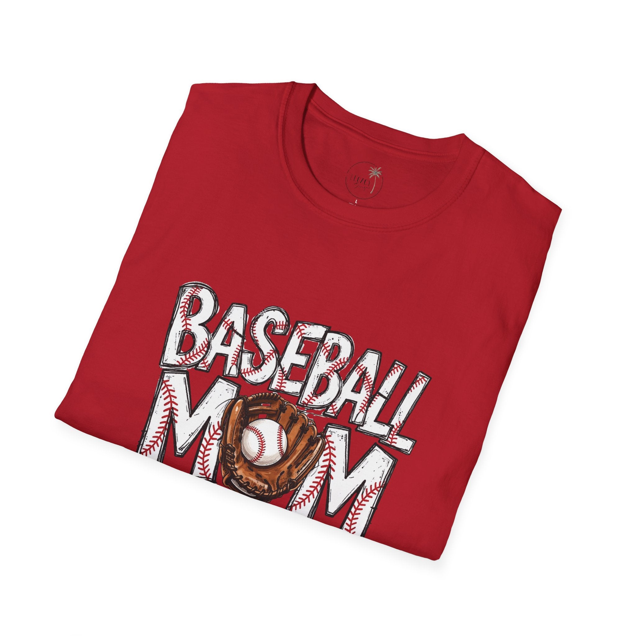 Baseball Mom T-Shirt | Baseball Ball Graphic, Mom Lettering