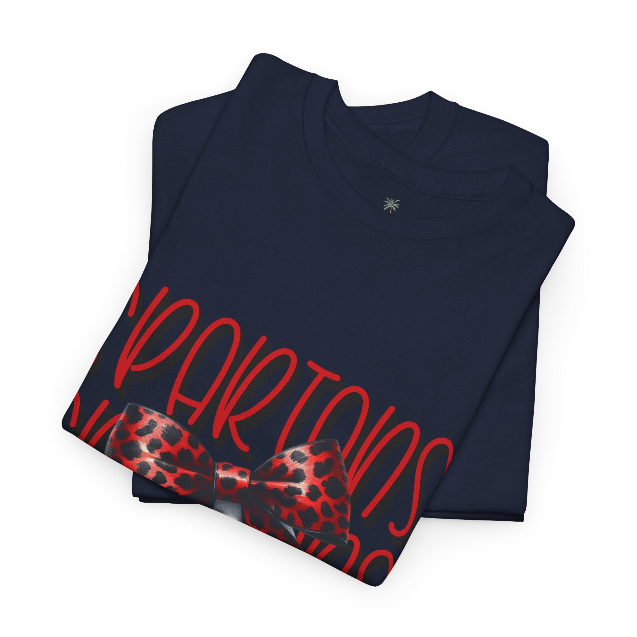 Spartans Baseball Tee | Leopard Bow Baseball Graphic