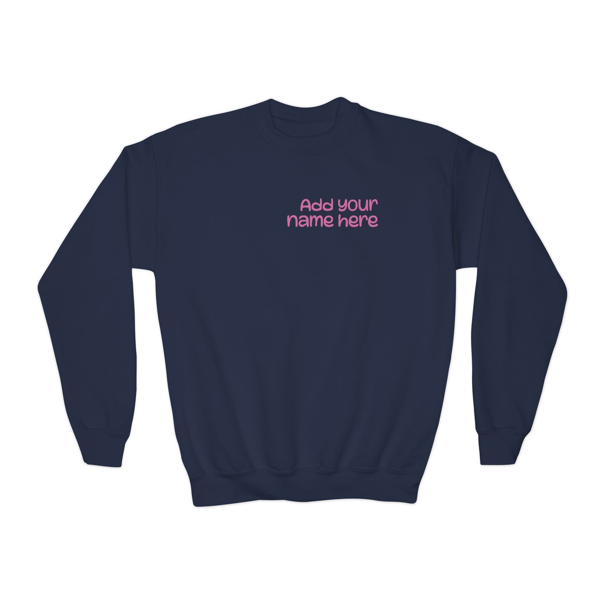 Custom Youth Dance Lovers Crewneck , Personalized Gift for Kids, Dance Sweatshirt, Fun Fashion for Youth, Kids' Activewear
