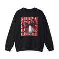 Rebels Leopard Bow Crewneck Sweatshirt | Baseball Graphic