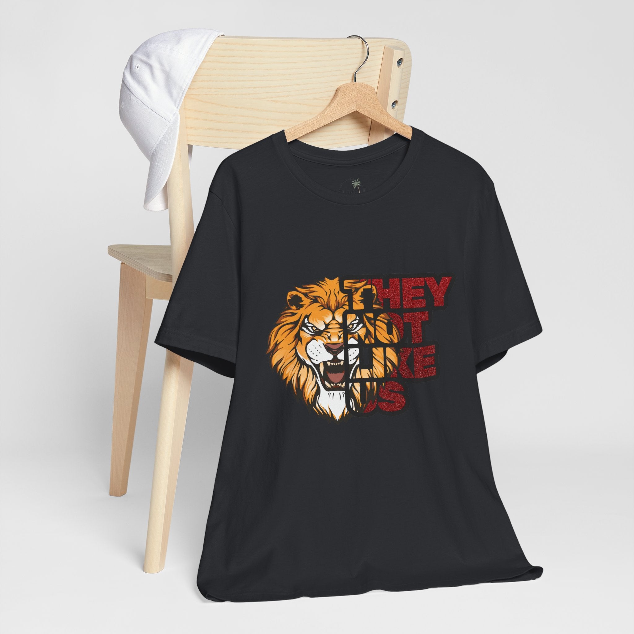 Lion They Not Like Us T-Shirt | Bold Graphic Tee | Sports Fan Pride Shirt | Liberty Lions Tee | Game Day Outfit