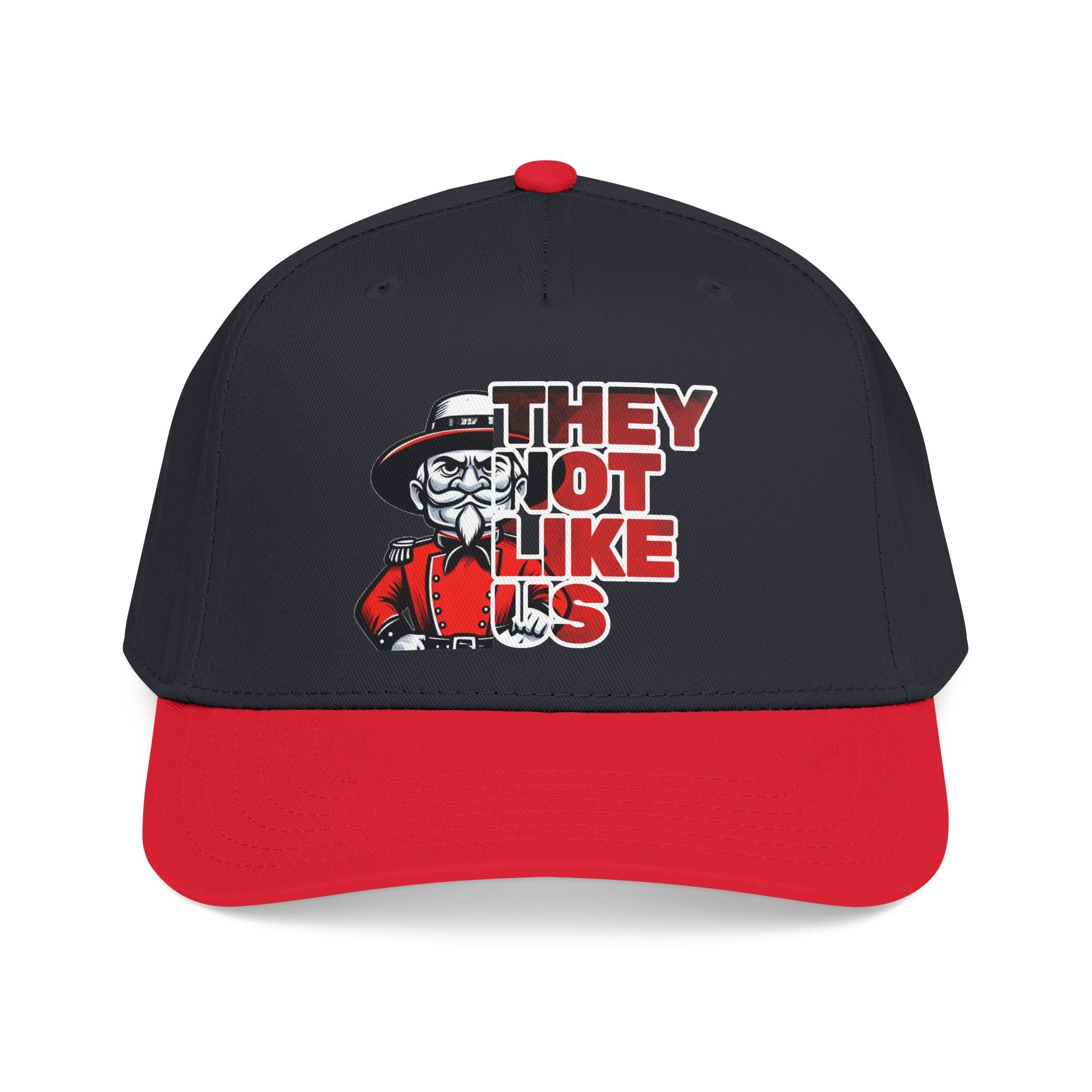 Rebel-They Not Like Us -Hat Bold Graphic Cap, Unisex Rebel Baseball Hat,  Low Profile Baseball Cap, Sports, Gift for Him/Her