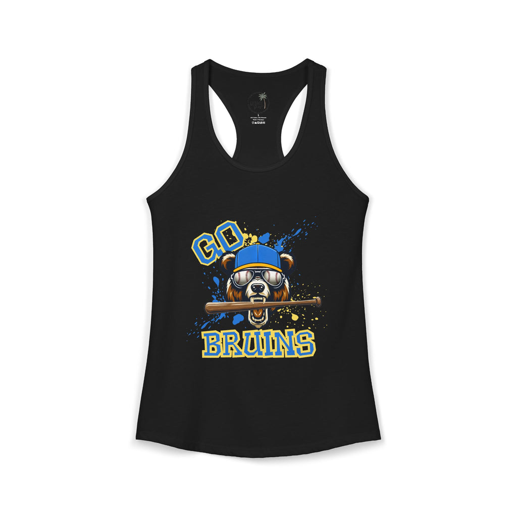 Go Bruins Baseball Women's Ideal Racerback Tank