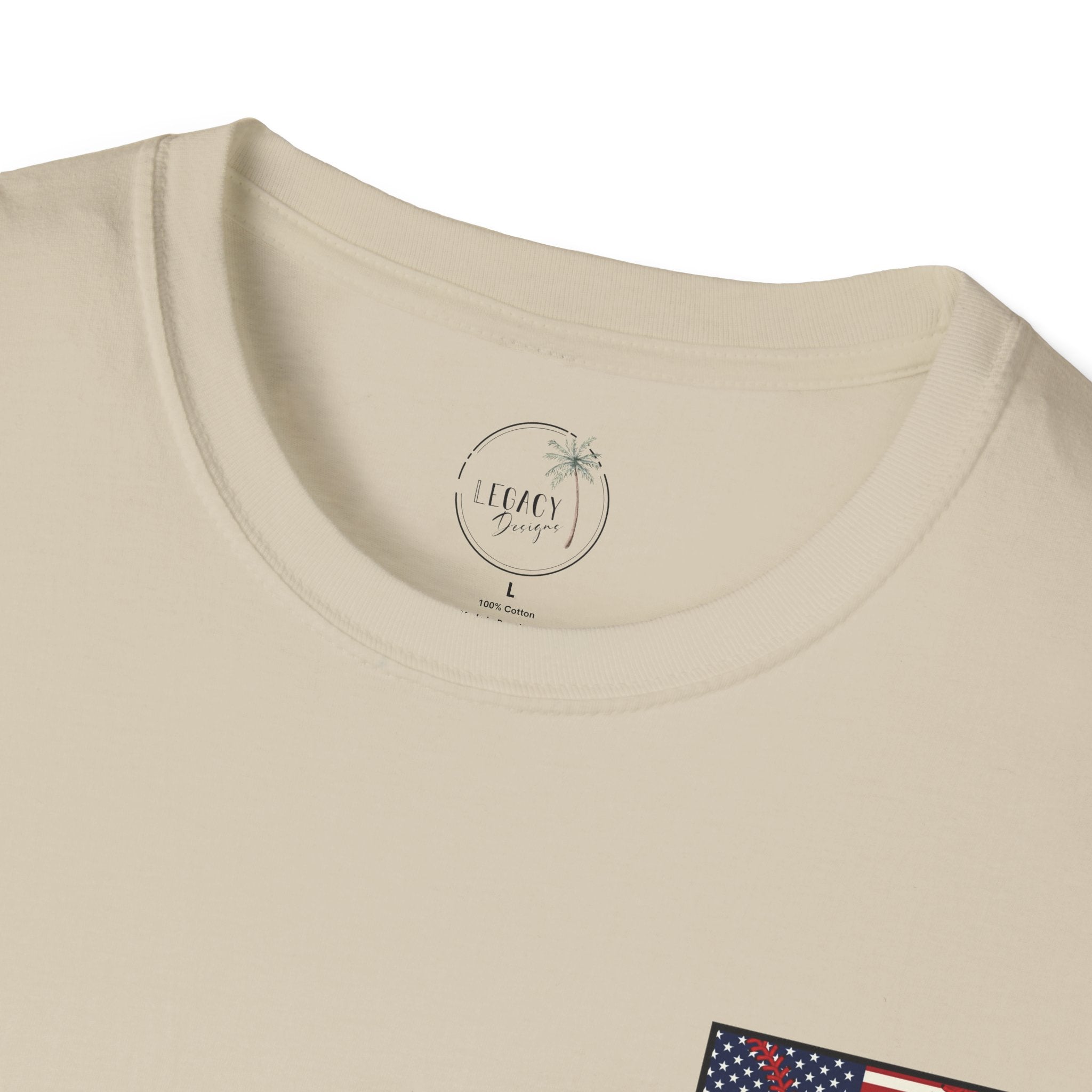 Rebels American Flag Baseball T-Shirt |American Flag Home Plate Drip Design