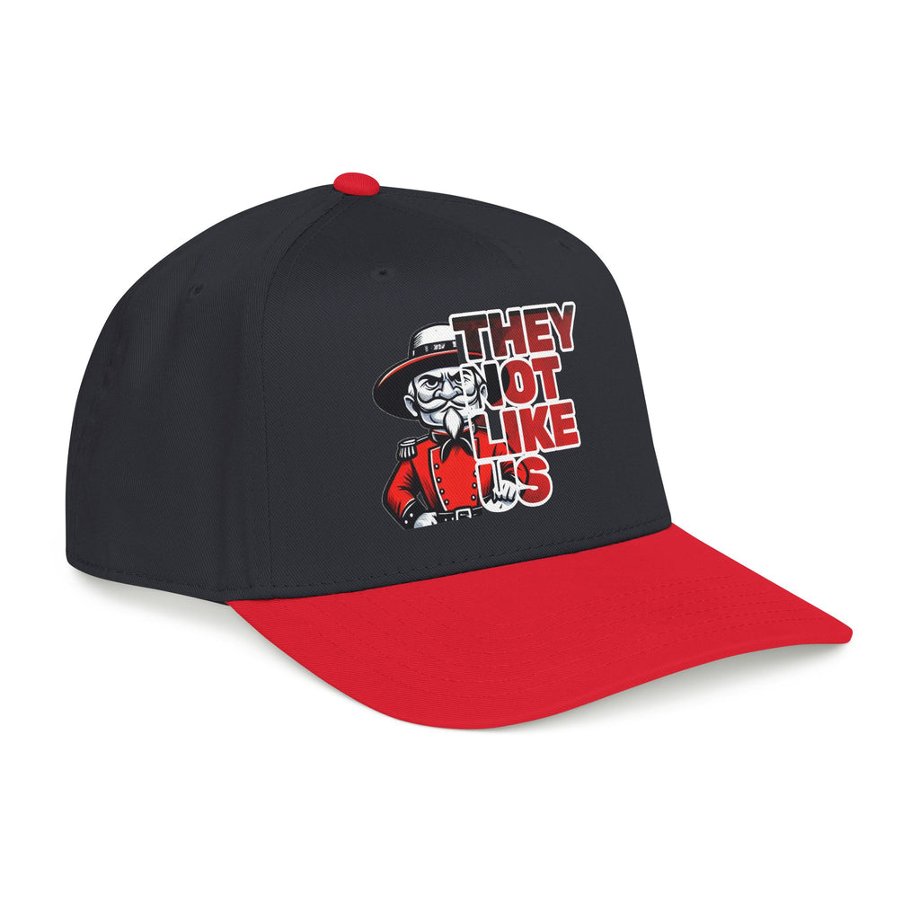 Rebel-They Not Like Us -Hat Bold Graphic Cap, Unisex Rebel Baseball Hat,  Low Profile Baseball Cap, Sports, Gift for Him/Her