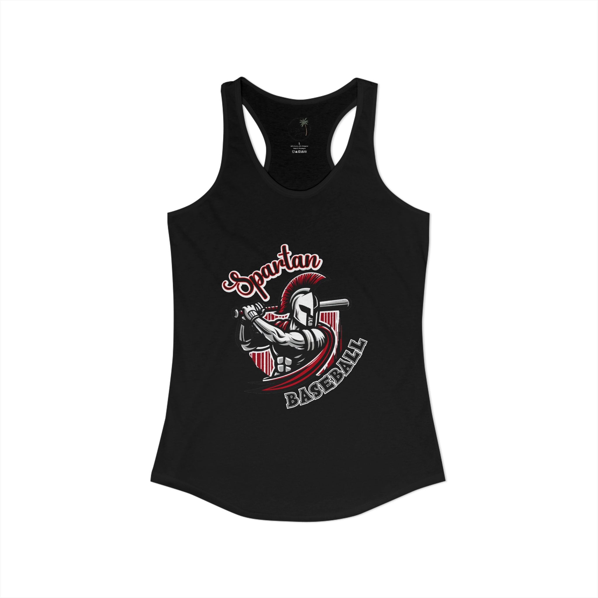 Spartan Baseball Tank Women's Ideal Racerback Tank