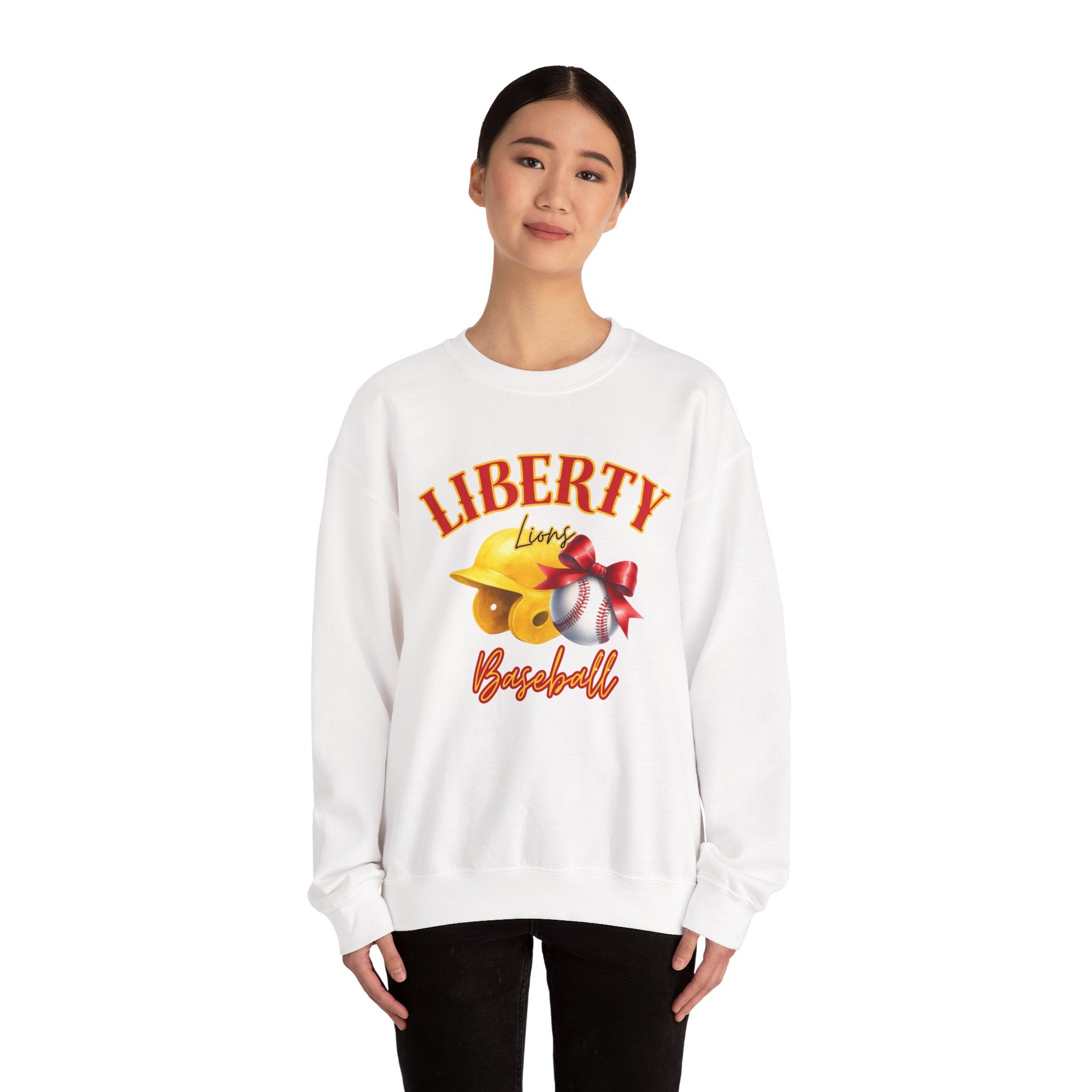 Liberty Highschool Baseball Unisex Heavy Blend™ Crewneck Sweatshirt