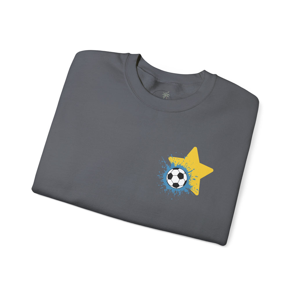 Heritage Patriots Soccer Player Graphic Sweatshirt | My Favorite Player Calls Me Mom, Custom Name Option