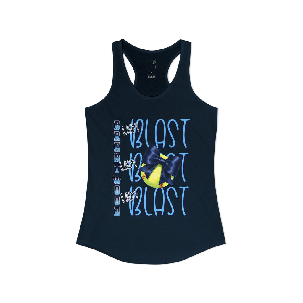 Lady Blast Softball Spirit Tank  Women's Ideal Racerback Tank