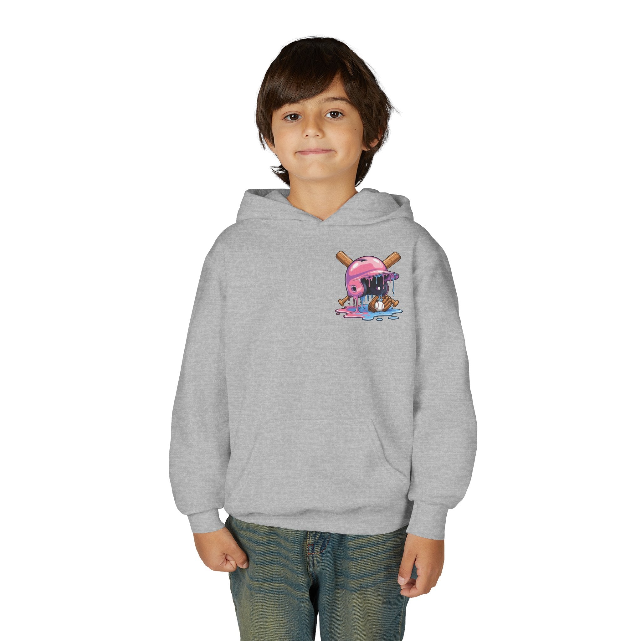 Respect the Drip Baseball Hoodie | Dripping Baseball Helmet Design