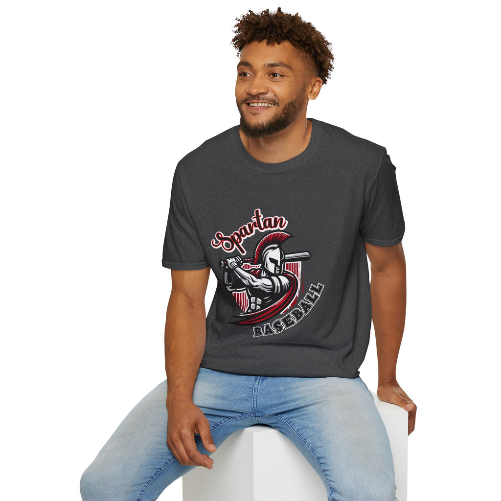 Spartan Baseball T-Shirt | Spartan Helmet Batter Sports Shirt