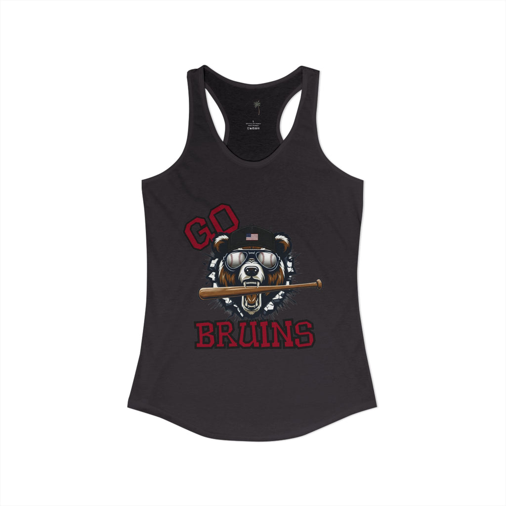 Bruins Baseball Women's Ideal Racerback Tank