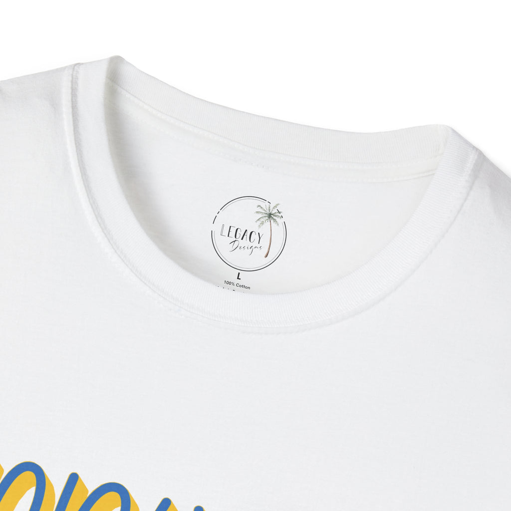 Bruins Baseball with Blue Bow T-Shirt | Sports Team Fan Tee