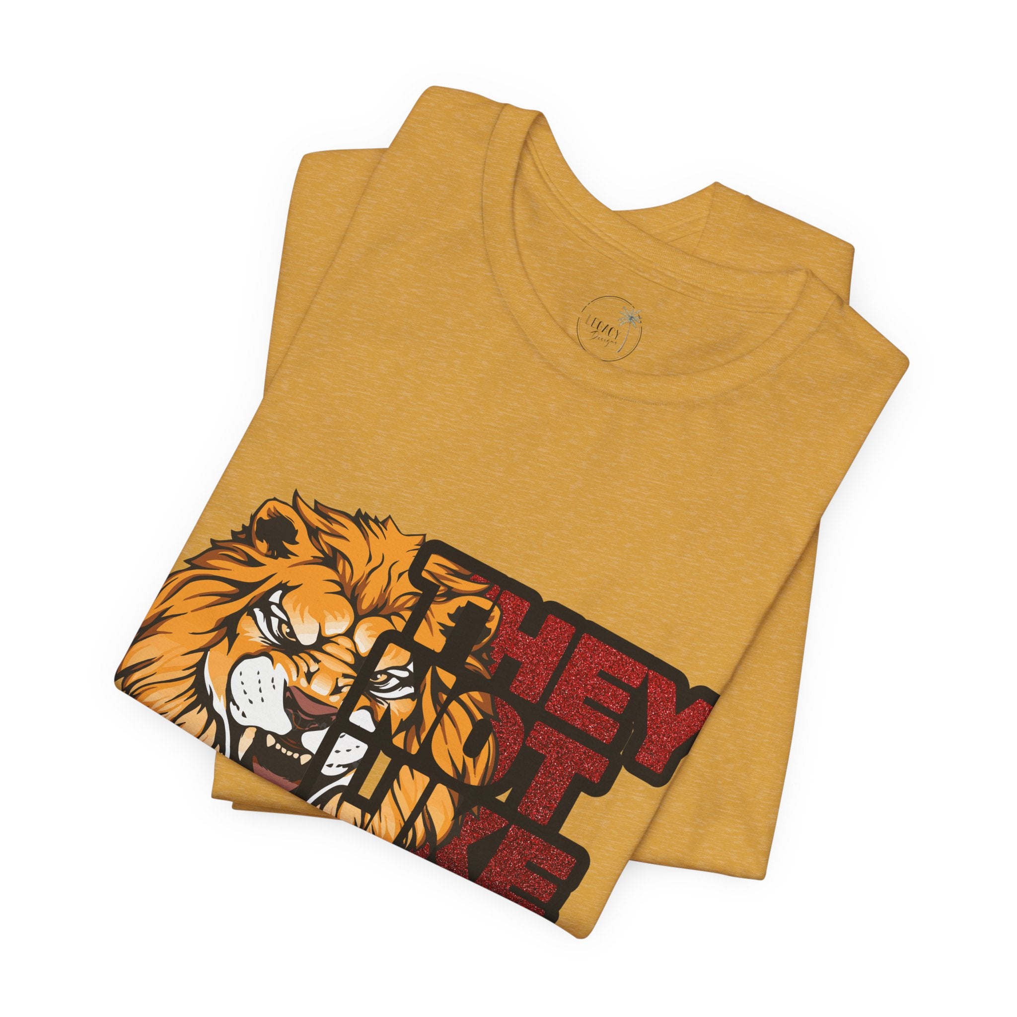 Lion They Not Like Us T-Shirt | Bold Graphic Tee | Sports Fan Pride Shirt | Liberty Lions Tee | Game Day Outfit