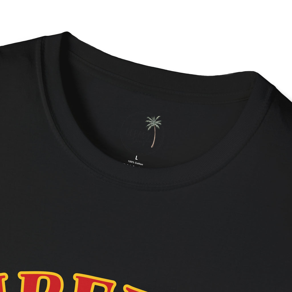 Liberty Softball Helmet Graphic T-Shirt — Patriotic Team Spirit Tee