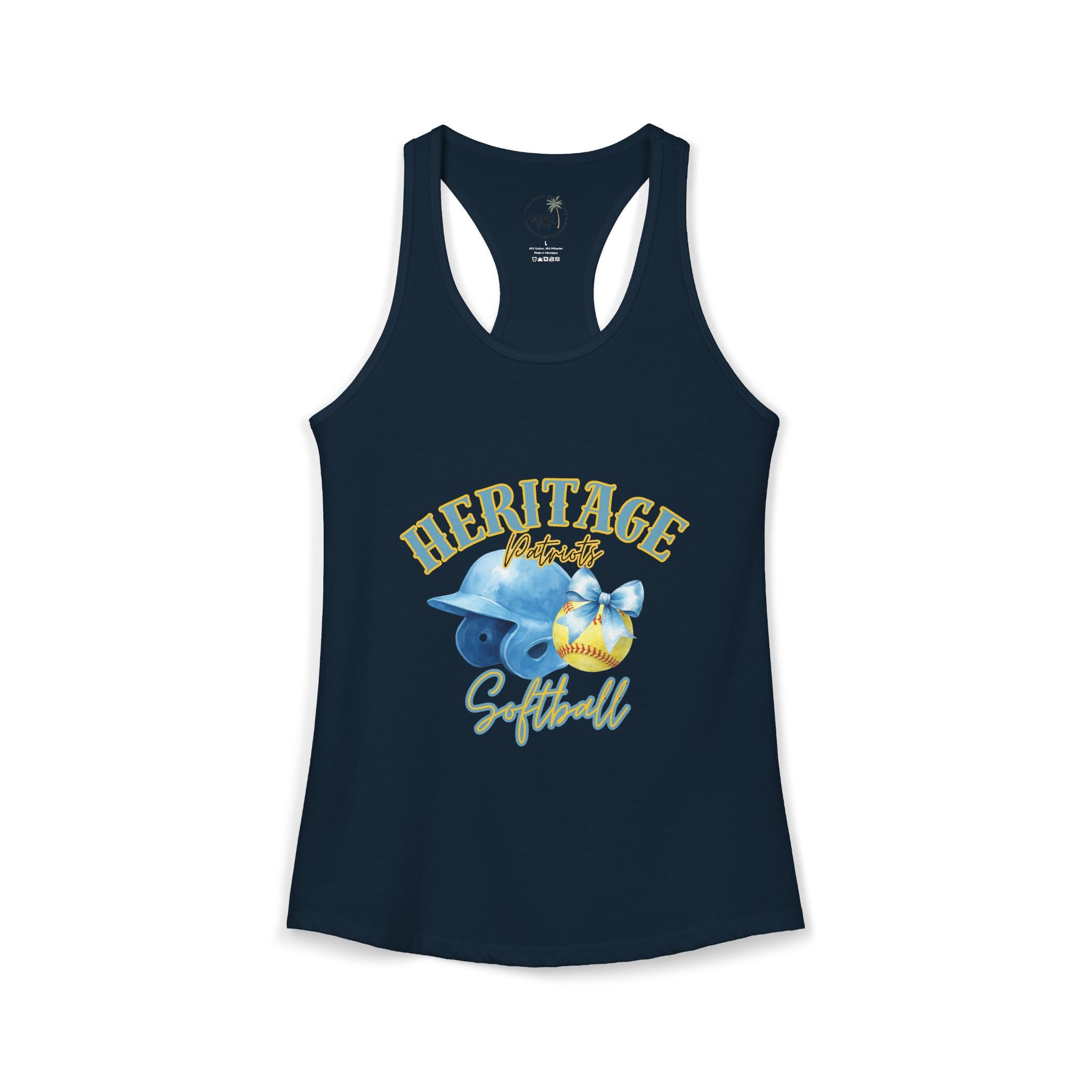 Heritage Patriots Softball Tank Women's Ideal Racerback Tank