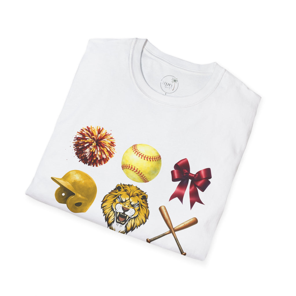 Liberty Lions Softball Team T-Shirt — Liberty Lions Graphic Tee