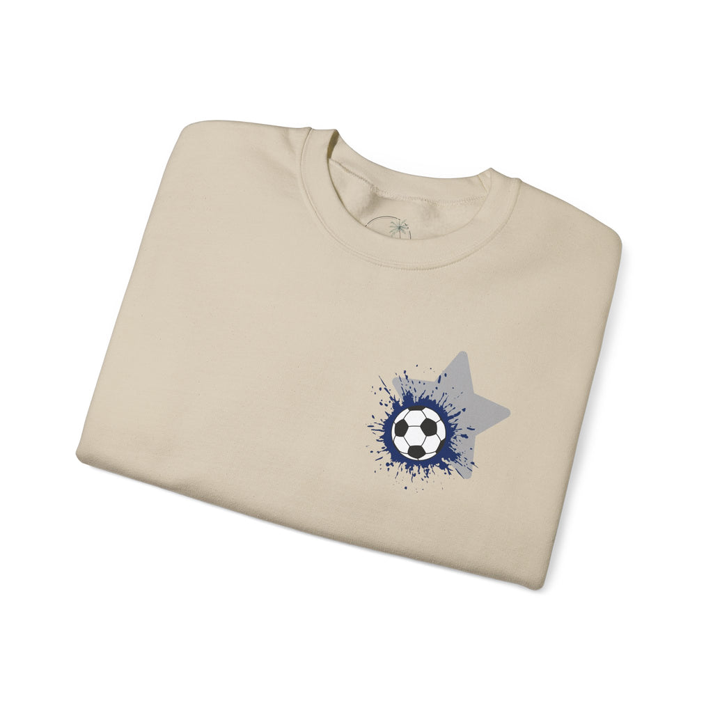 Freedom Falcons Soccer Player Crewneck Sweatshirt | My Favorite Player Back Print