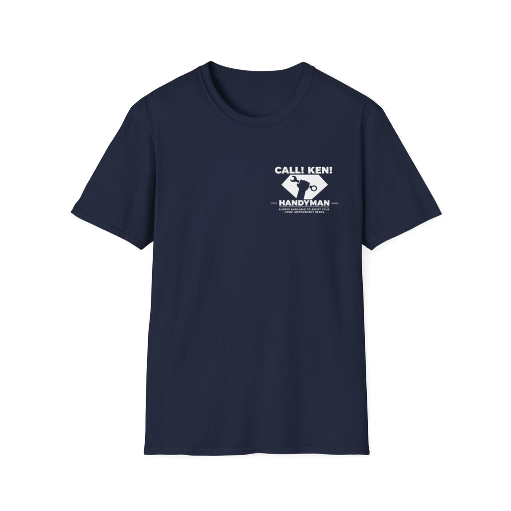 Call Ken! Handyman T-Shirt | Wrench Logo, Retro Trade Shirt