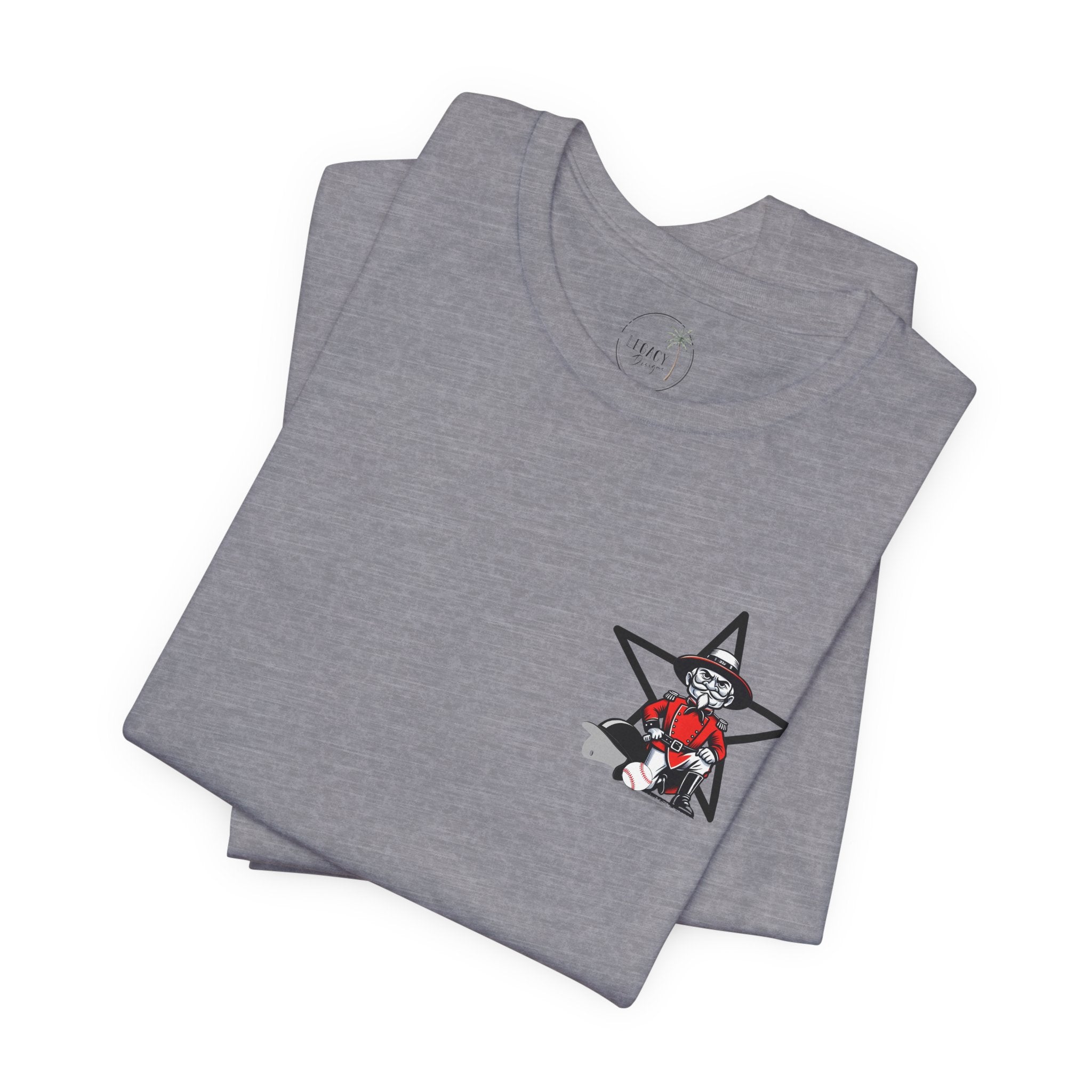 Rebel Baseball Tee, Unisex Short Sleeve Shirt, Graphic T-Shirt, Sporty Apparel, Casual Wear, Gift for Fans