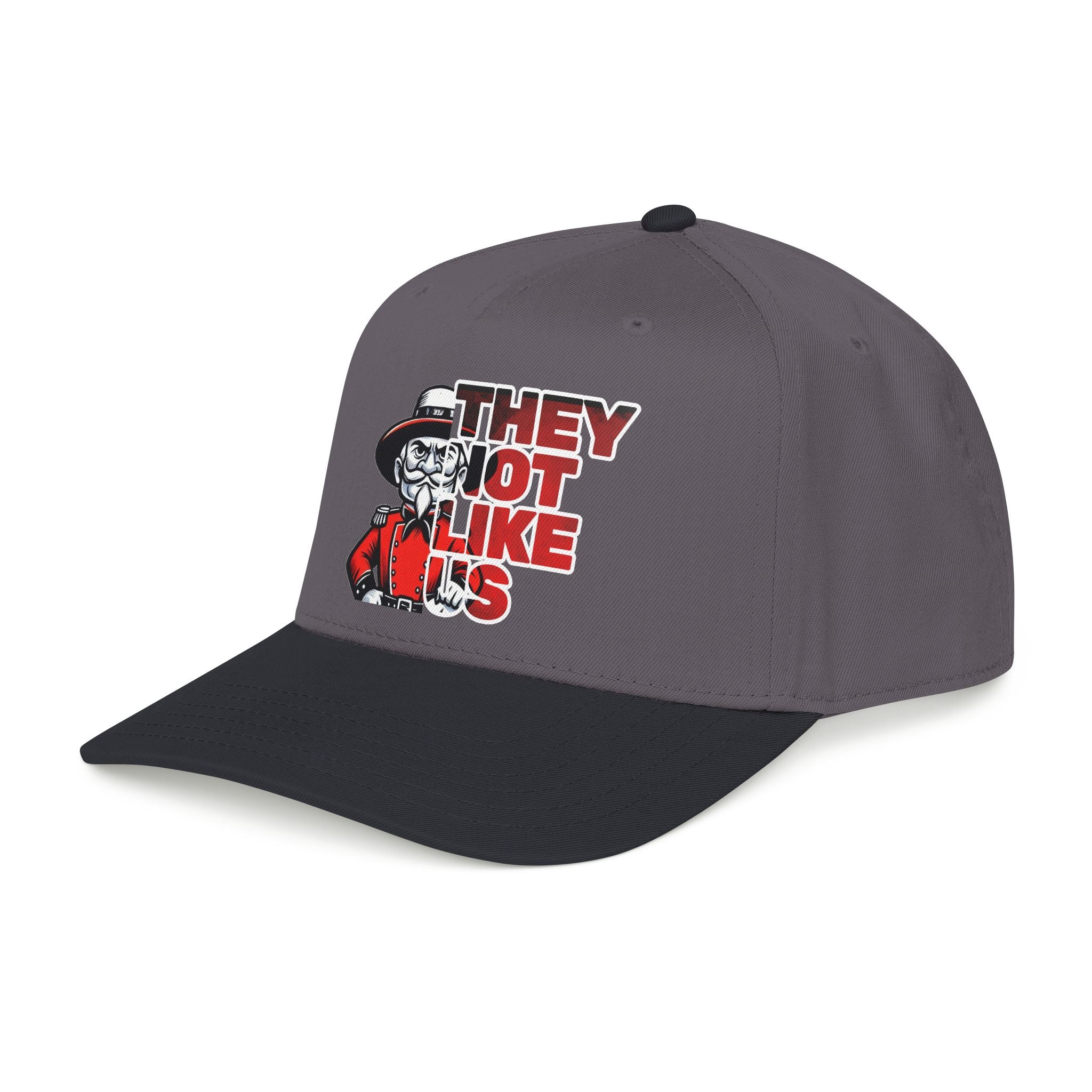 Rebel-They Not Like Us -Hat Bold Graphic Cap, Unisex Rebel Baseball Hat,  Low Profile Baseball Cap, Sports, Gift for Him/Her