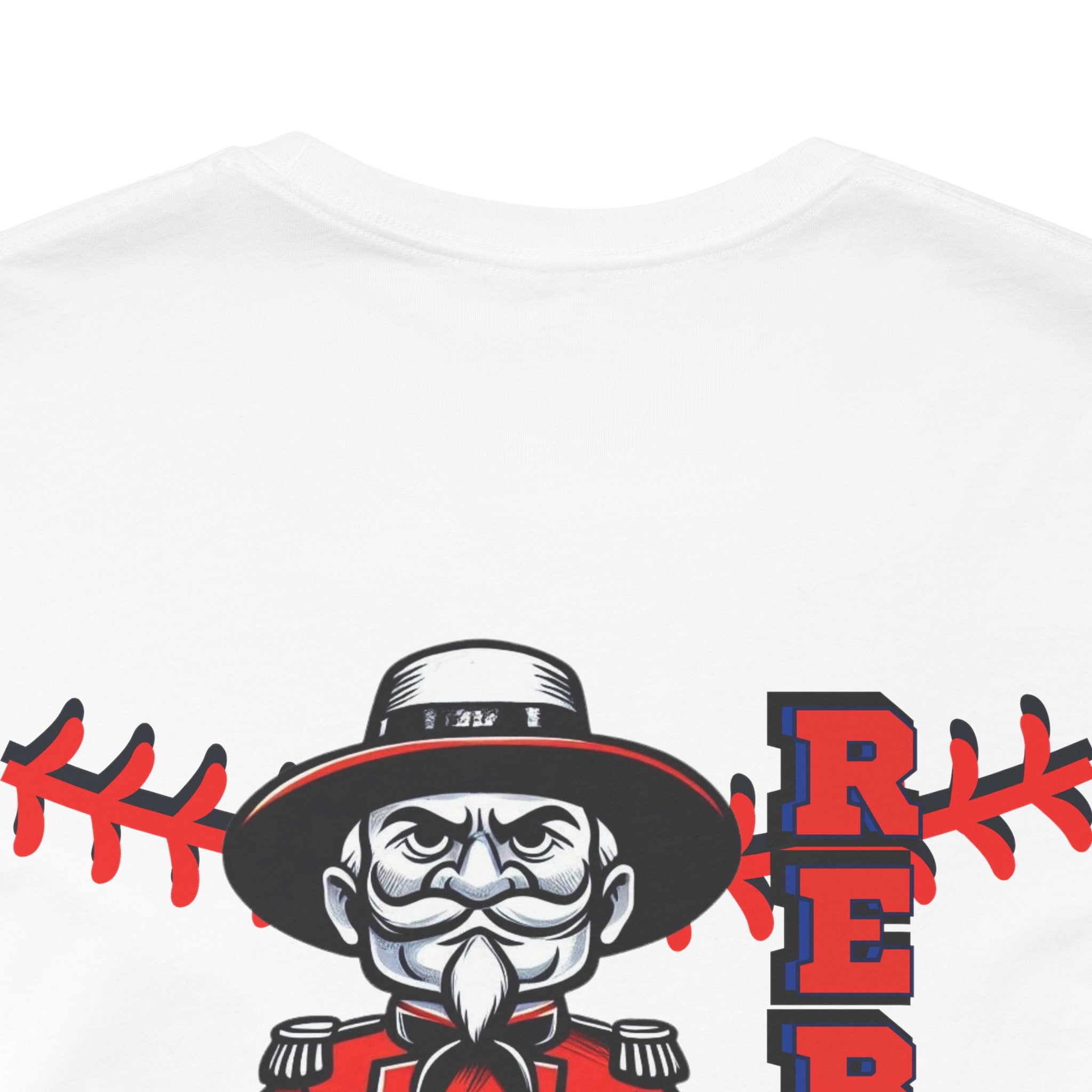 Rebel Baseball Tee, Unisex Short Sleeve Shirt, Graphic T-Shirt, Sporty Apparel, Casual Wear, Gift for Fans