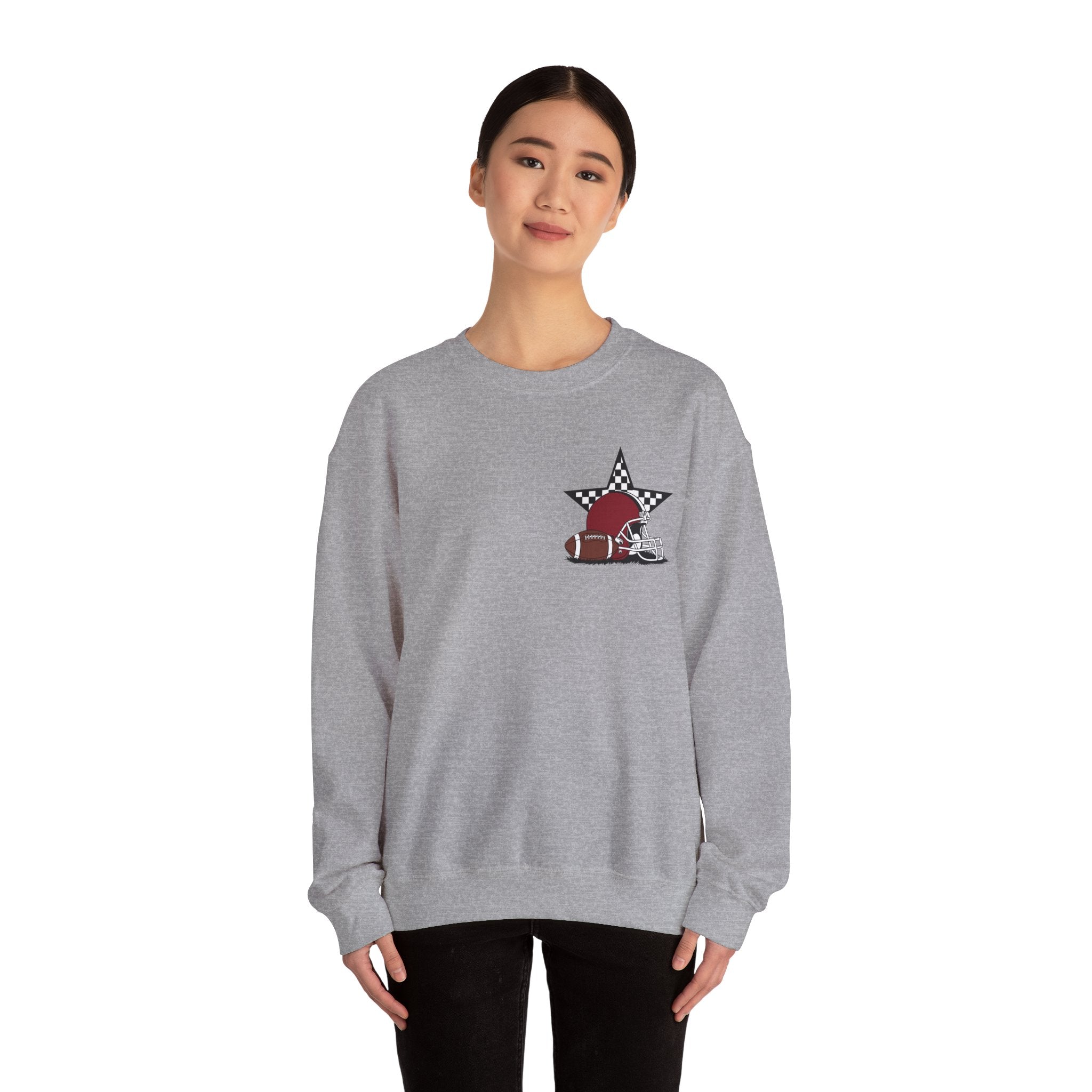 My Favorite Player Calls Me Mom Crewneck Sweatshirt, Family Sweatshirt, Sports Mom Gift, Football Sweatshirt, Unisex Casual Wear