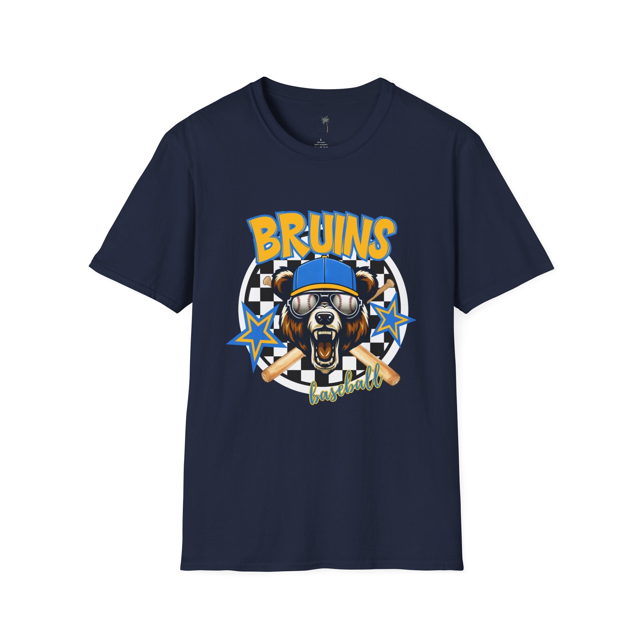 Bruins Bear Baseball T-Shirt | Vintage Mascot, Baseball Bats