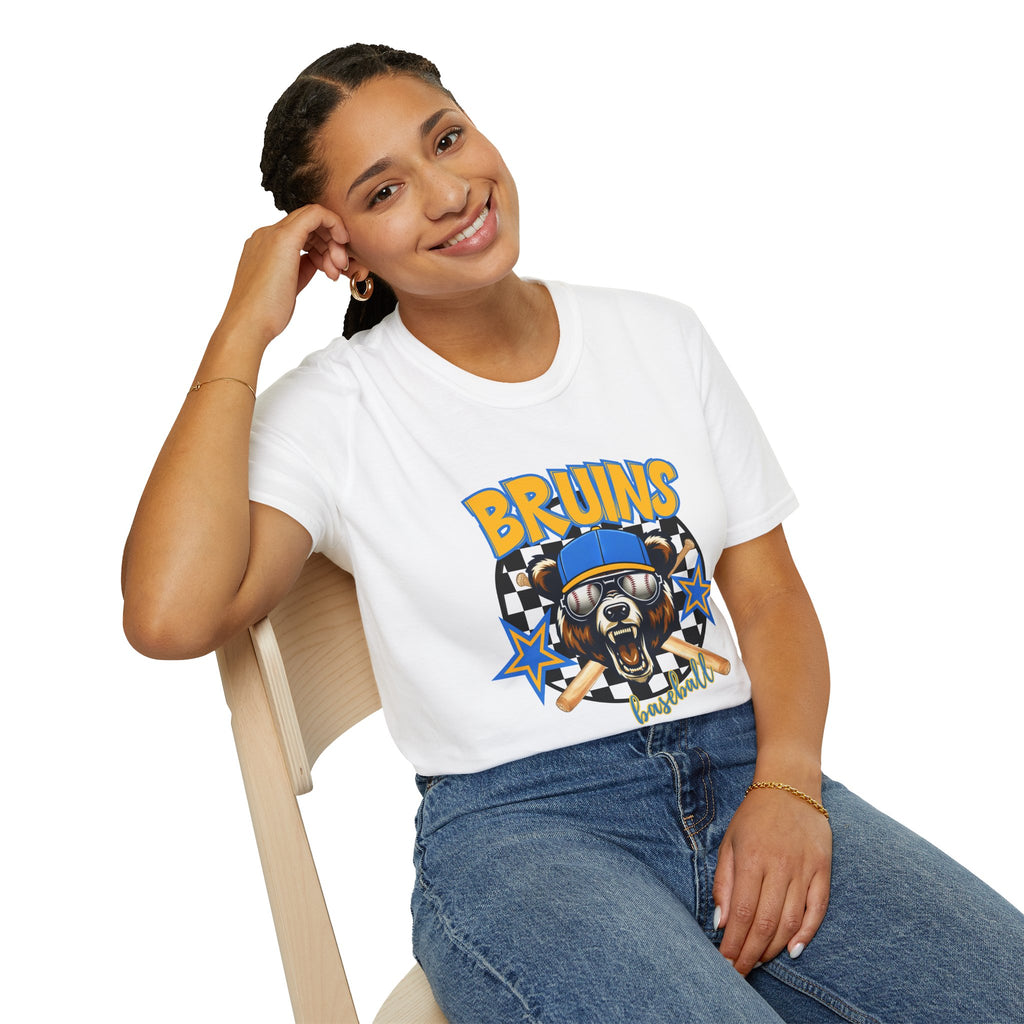Bruins Bear Baseball T-Shirt | Vintage Mascot, Baseball Bats