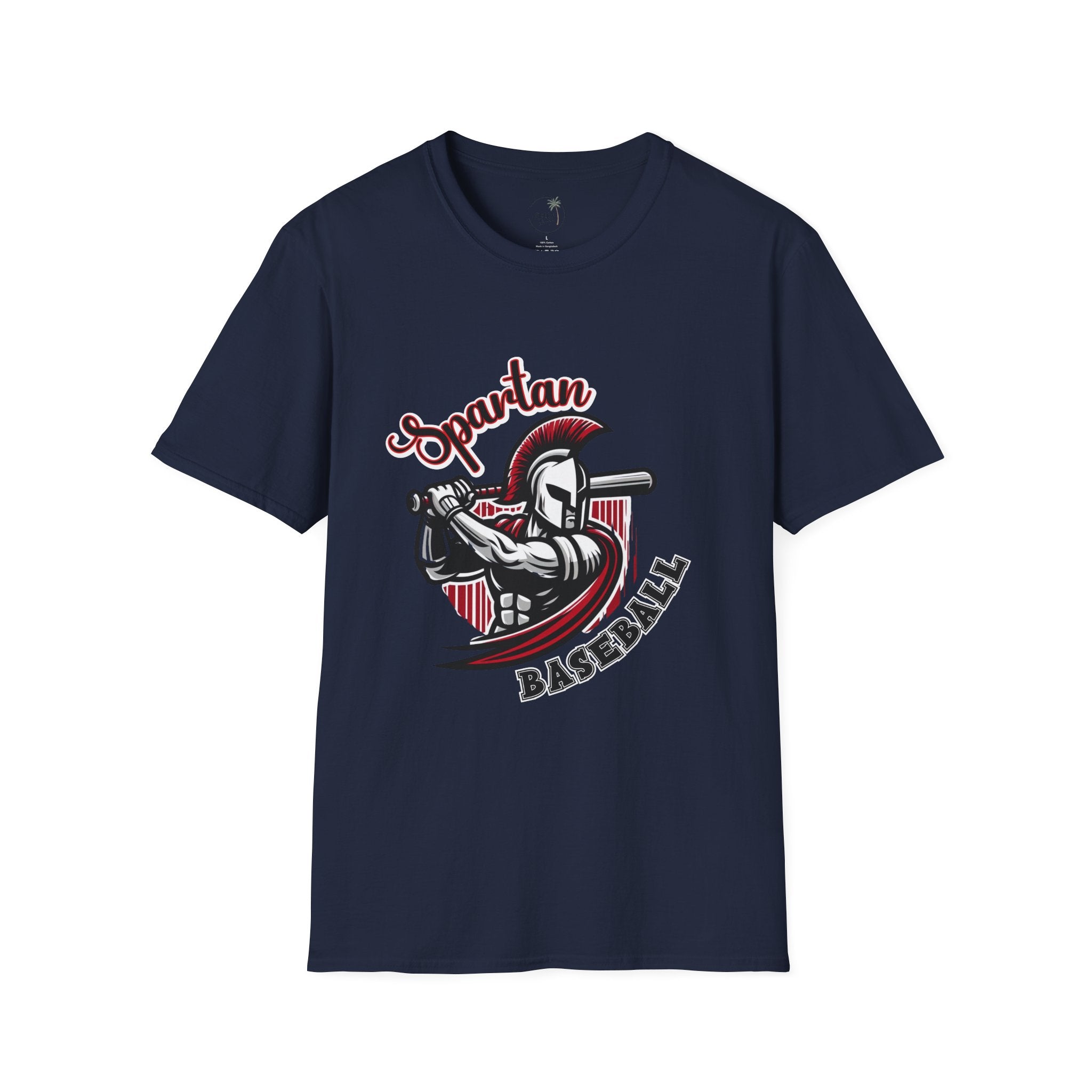 Spartan Baseball T-Shirt | Spartan Helmet Batter Sports Shirt