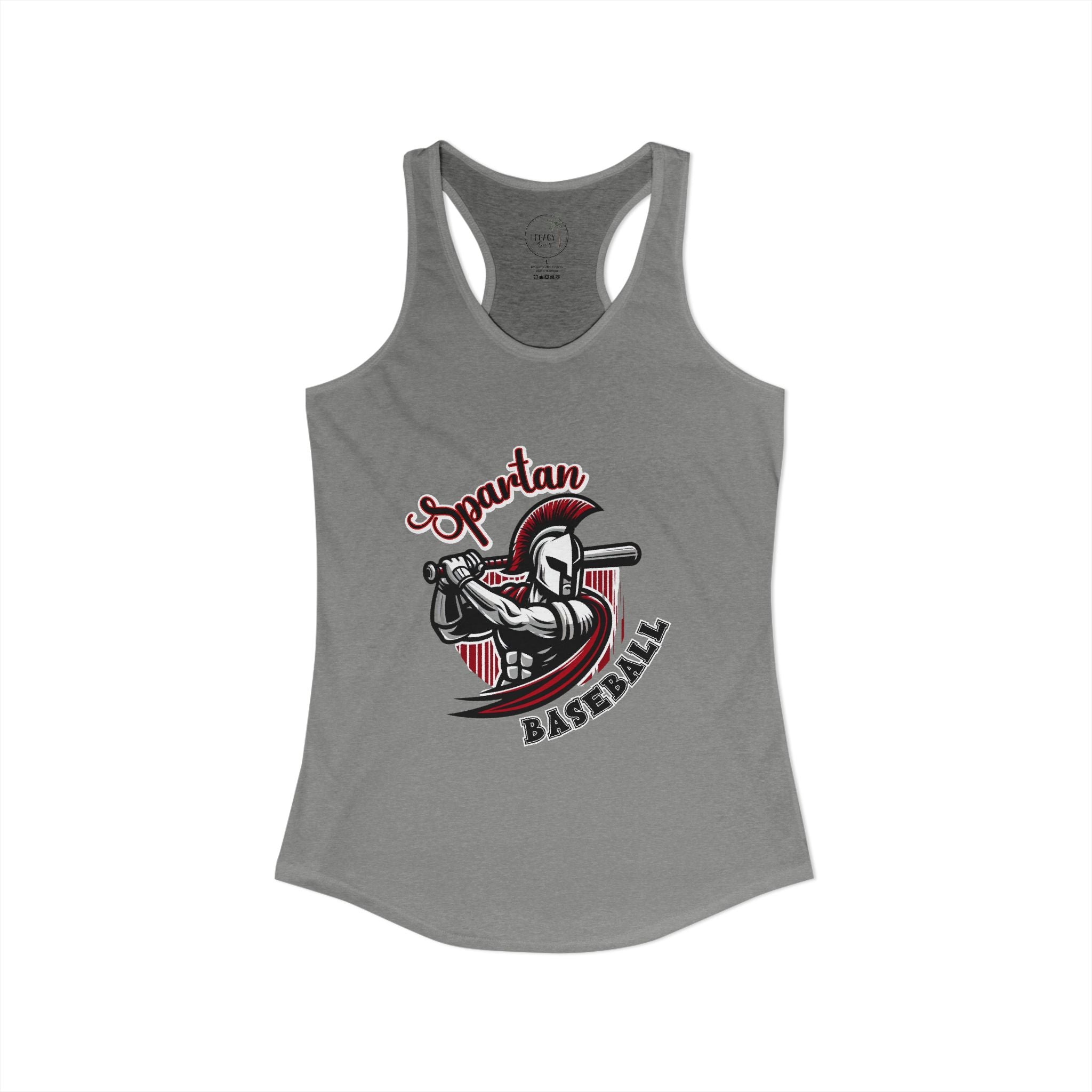 Spartan Baseball Tank Women's Ideal Racerback Tank